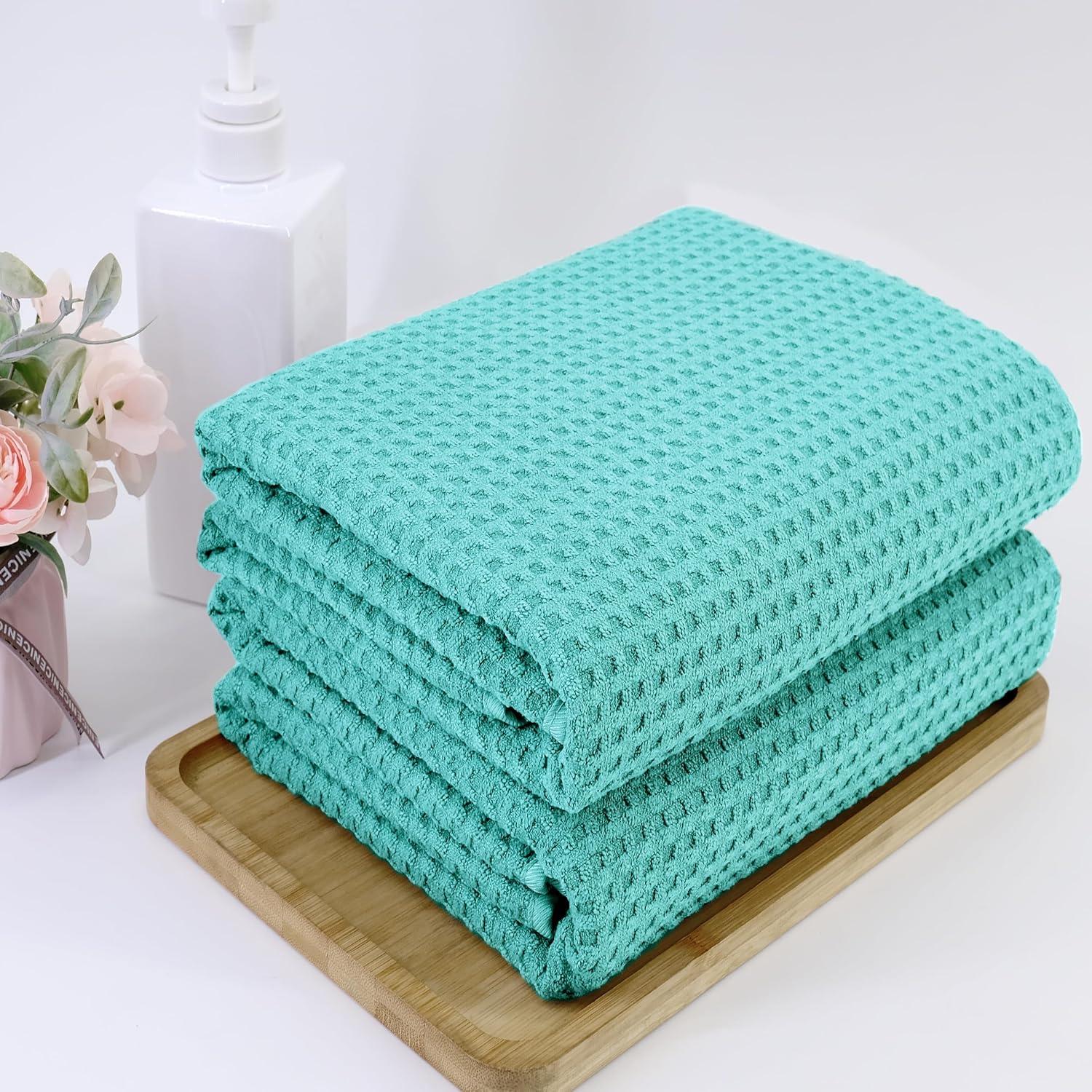 Toallas de Baño Microfibra POLYTE Aqua 60x30 in Juego de 2