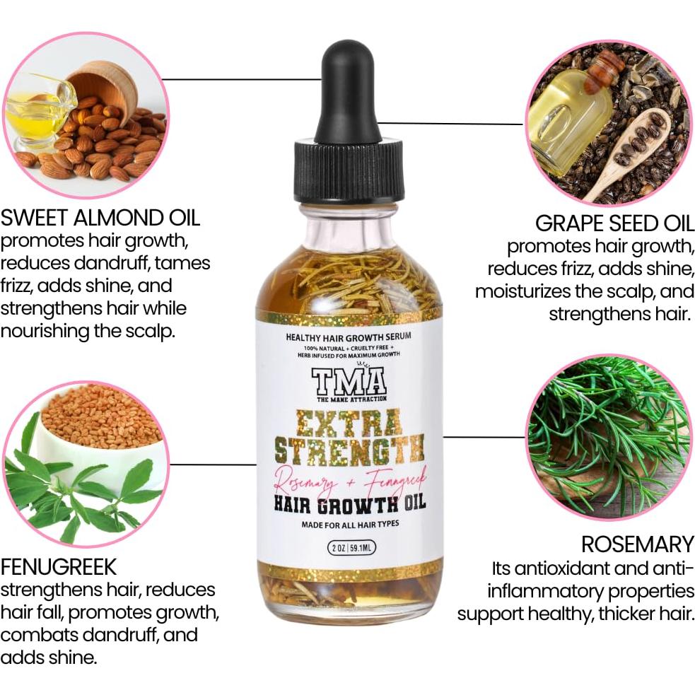 Aceite Herbal Crecimiento Capilar Extra Fuerte 60ml - El Atractivo del Cabello