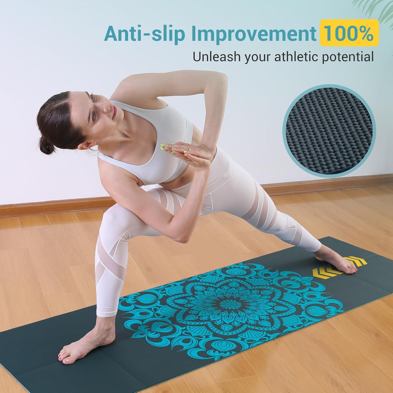 Esteras de Yoga Plegables Avoalre 183x81cm Ecológicas Antideslizantes