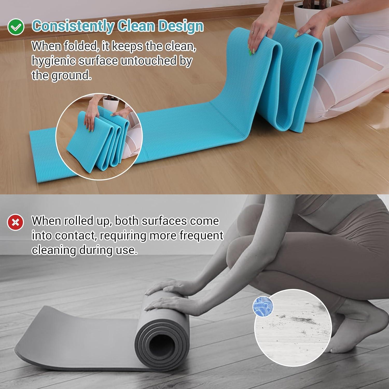 Esteras de Yoga Plegables Avoalre 183x81cm Ecológicas Antideslizantes