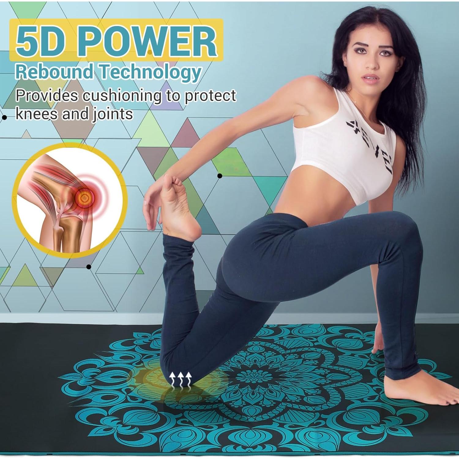 Esteras de Yoga Plegables Avoalre 183x81cm Ecológicas Antideslizantes