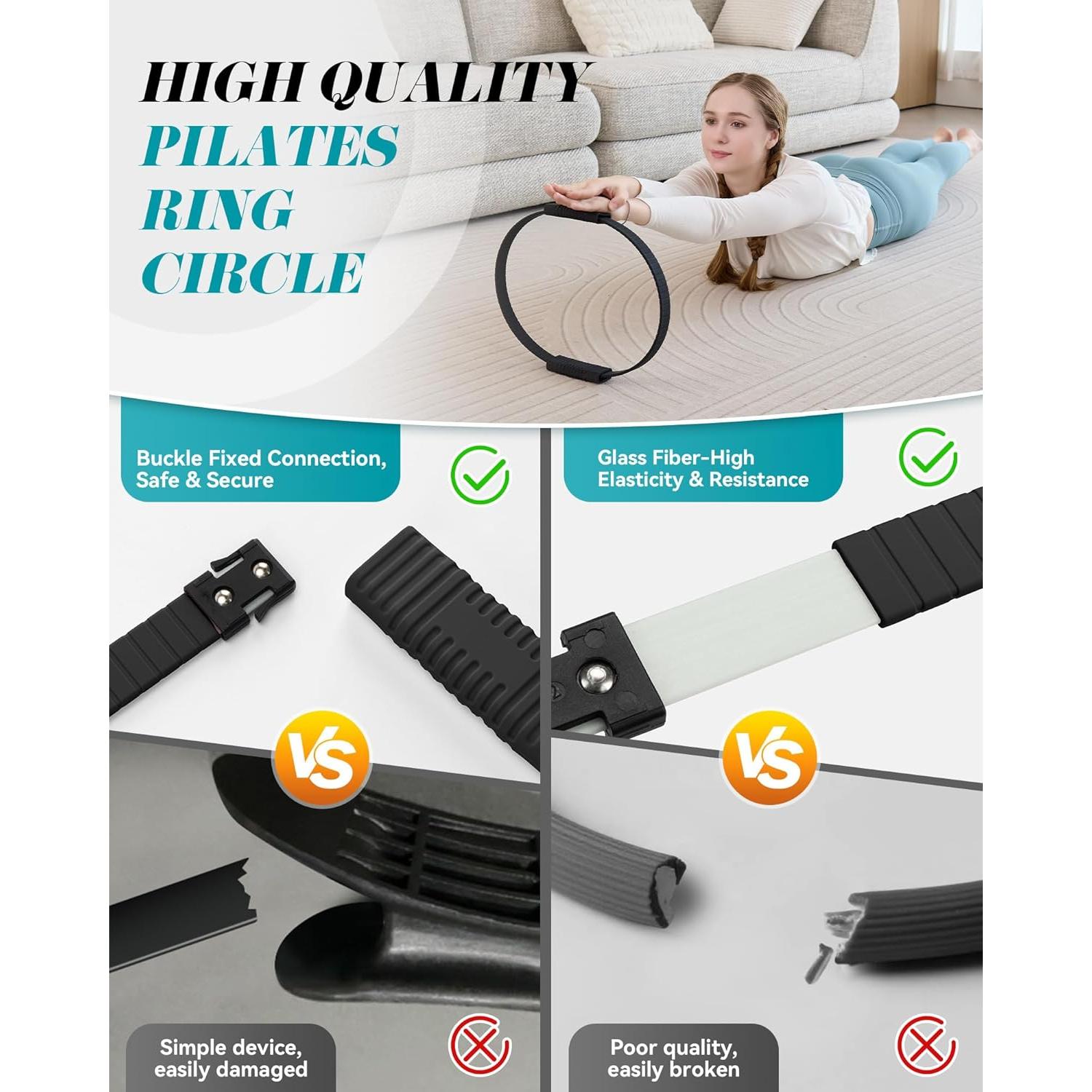 Anillo de Pilates SUBCULTUREPICK 34.3 cm Resistencia Media