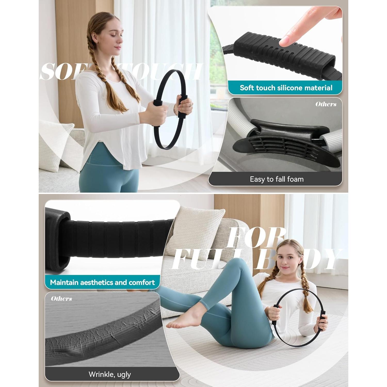 Anillo de Pilates SUBCULTUREPICK 34.3 cm Resistencia Media