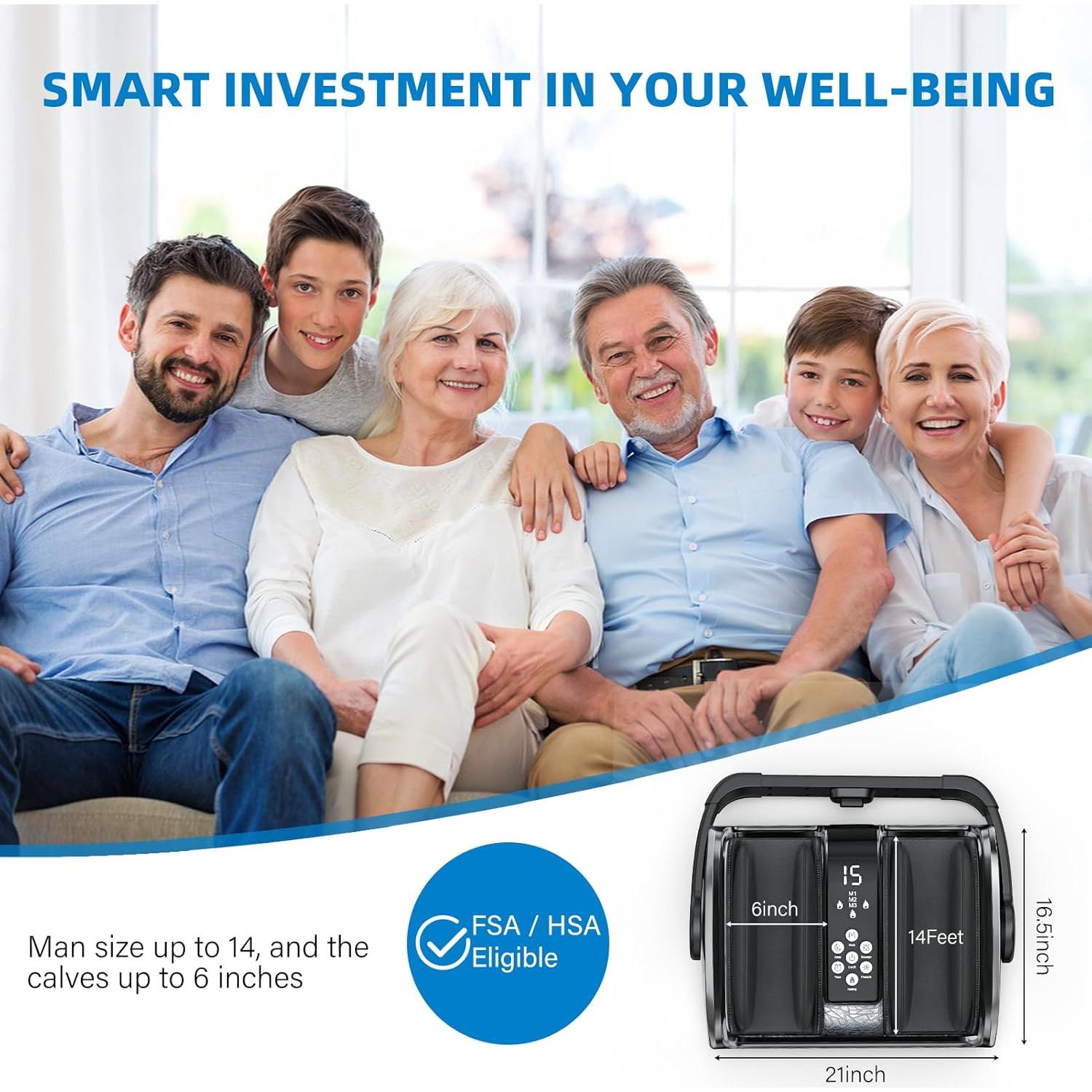 Masajeador de Pies Shiatsu CARESKYpro FM901 con Calor