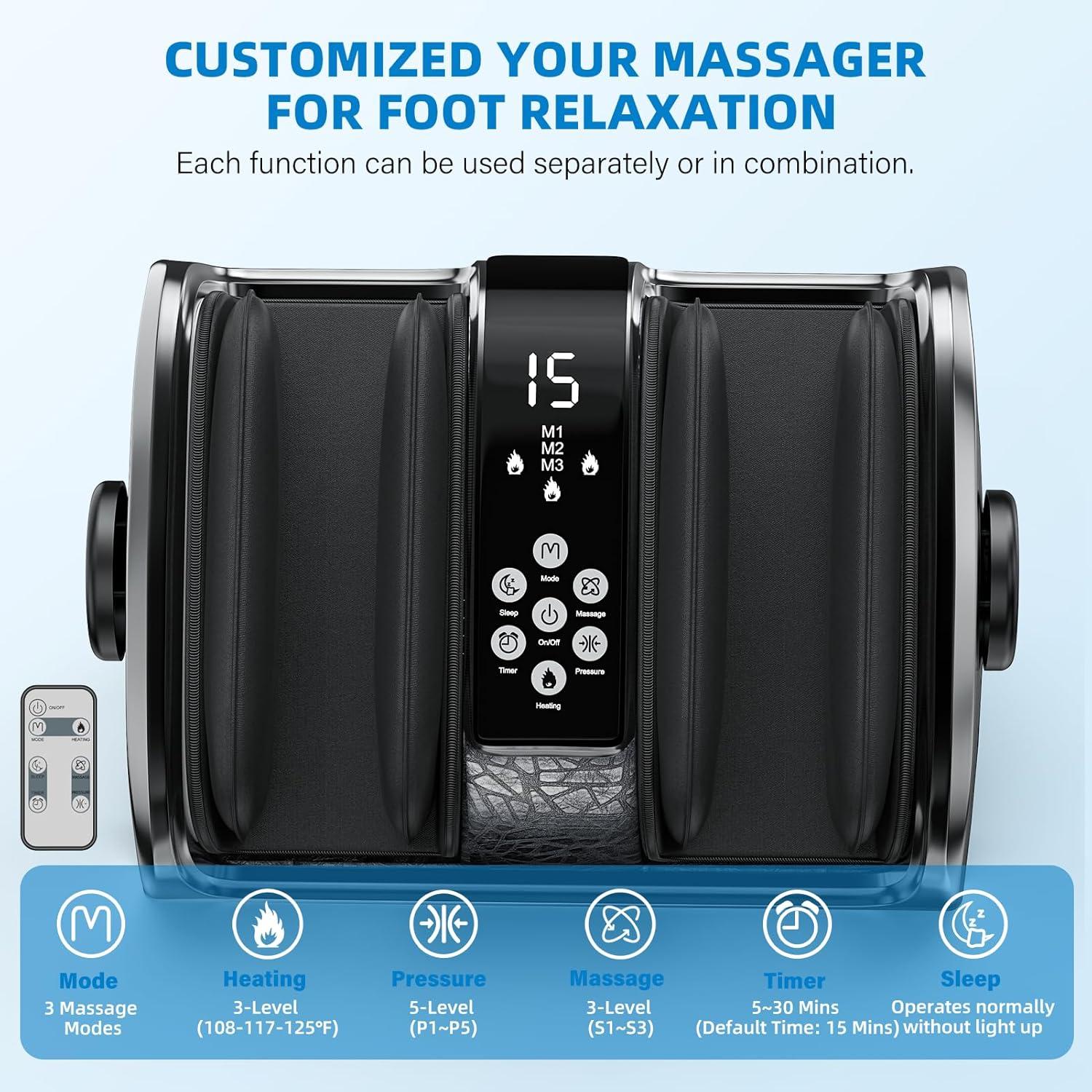 Masajeador de Pies Shiatsu CARESKYpro FM901 con Calor