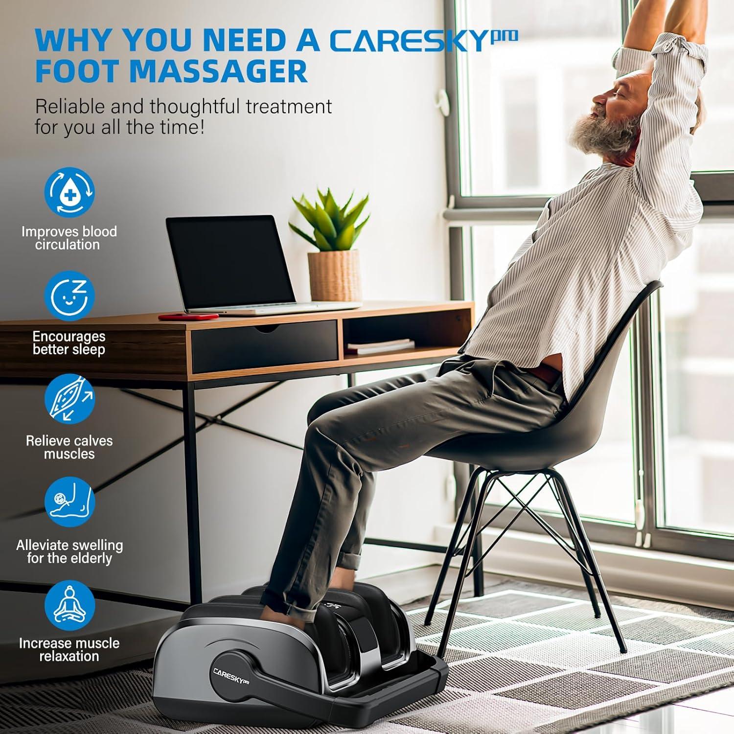 Masajeador de Pies Shiatsu CARESKYpro FM901 con Calor