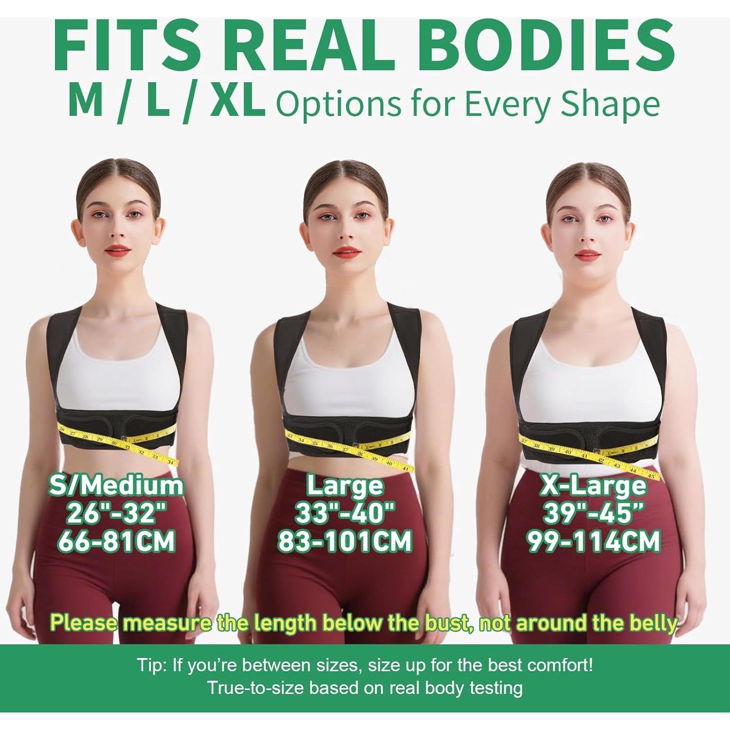 Corrector de Postura WNIEYO para Alivio de Espalda Baja - Pequeño/M