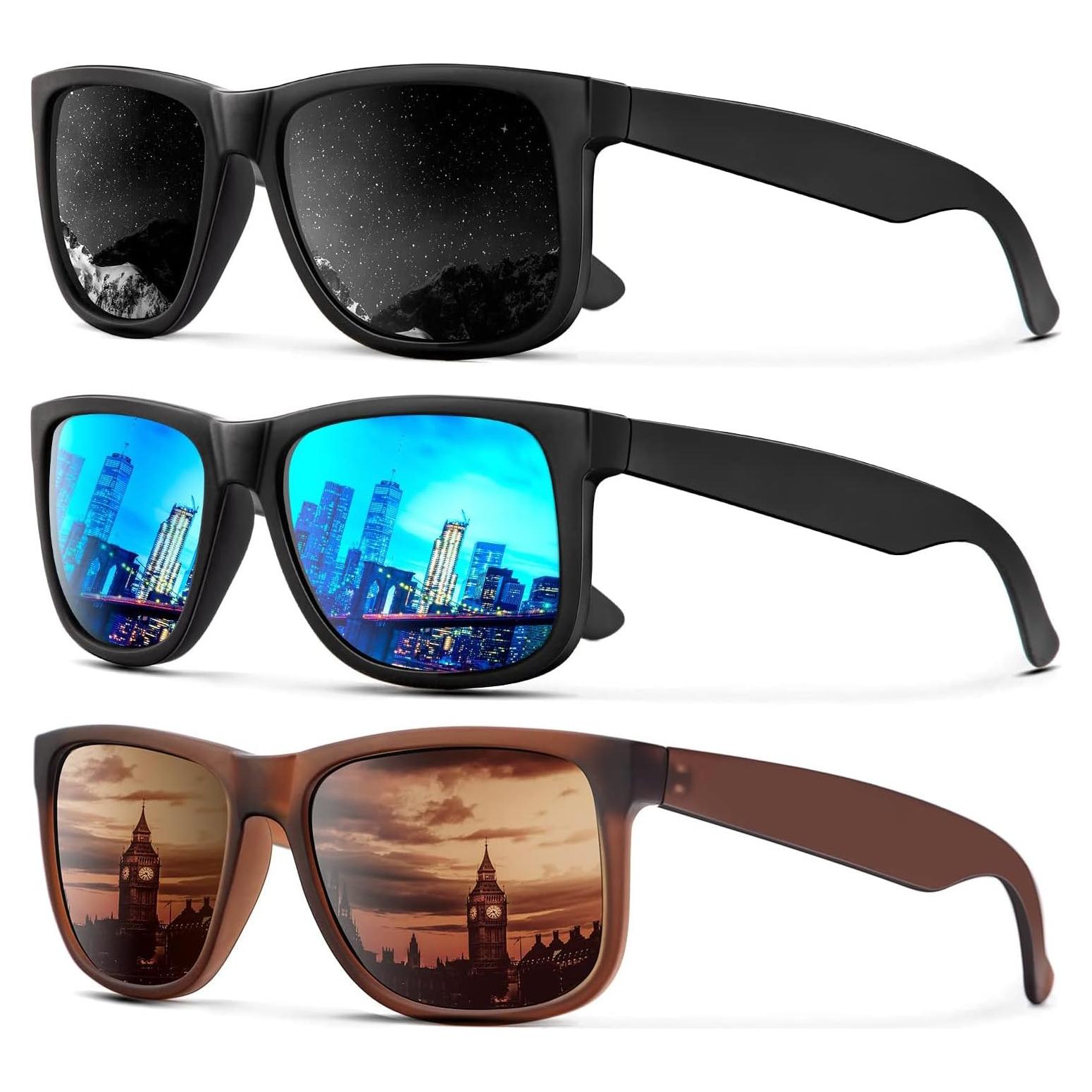 Gafas de sol KALIYADI S65-C polarizadas UV protección - 3 unidades