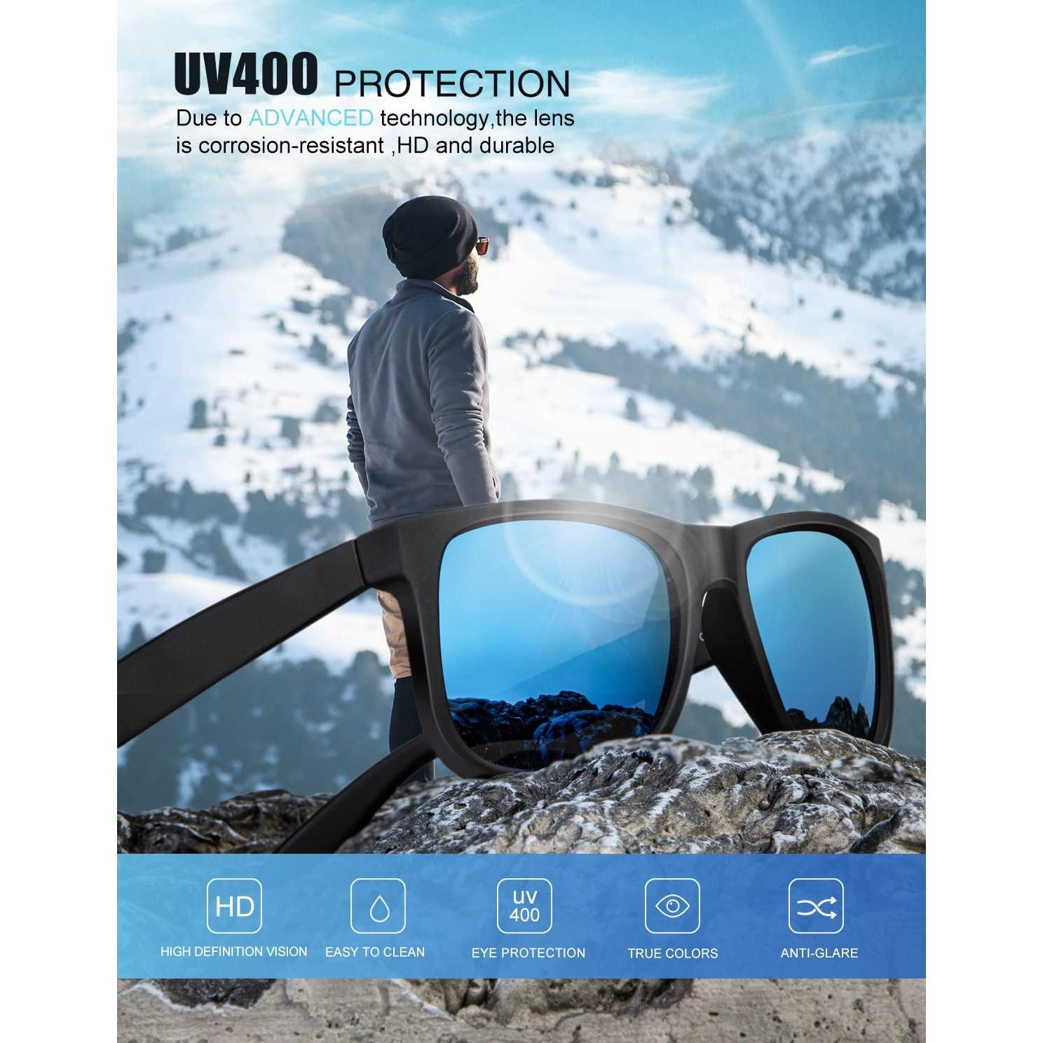 Gafas de sol KALIYADI S65-C polarizadas UV protección - 3 unidades