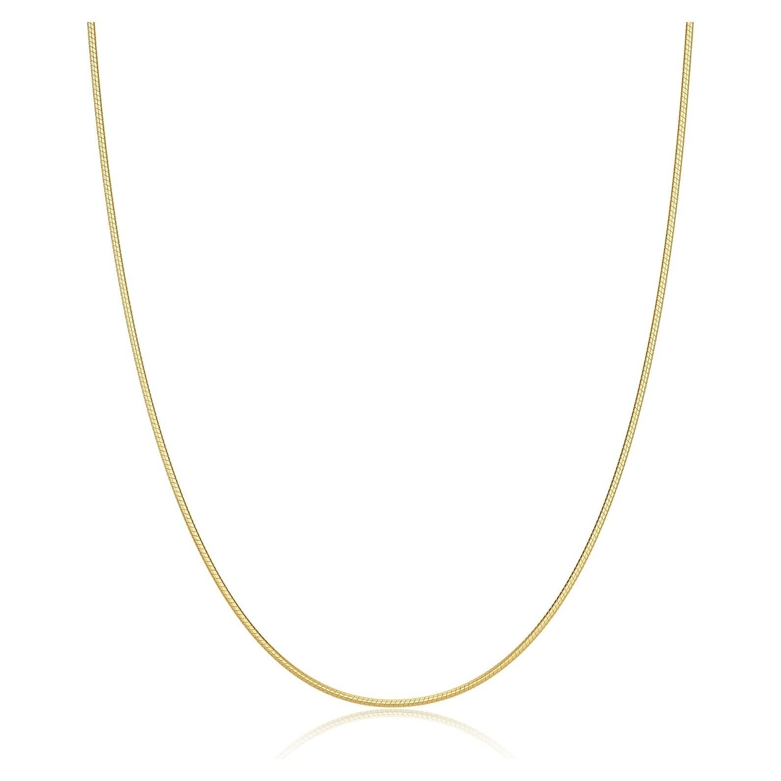 Collar Choker DEARMAY Oro 14K Espina de Pescado 35.56 cm