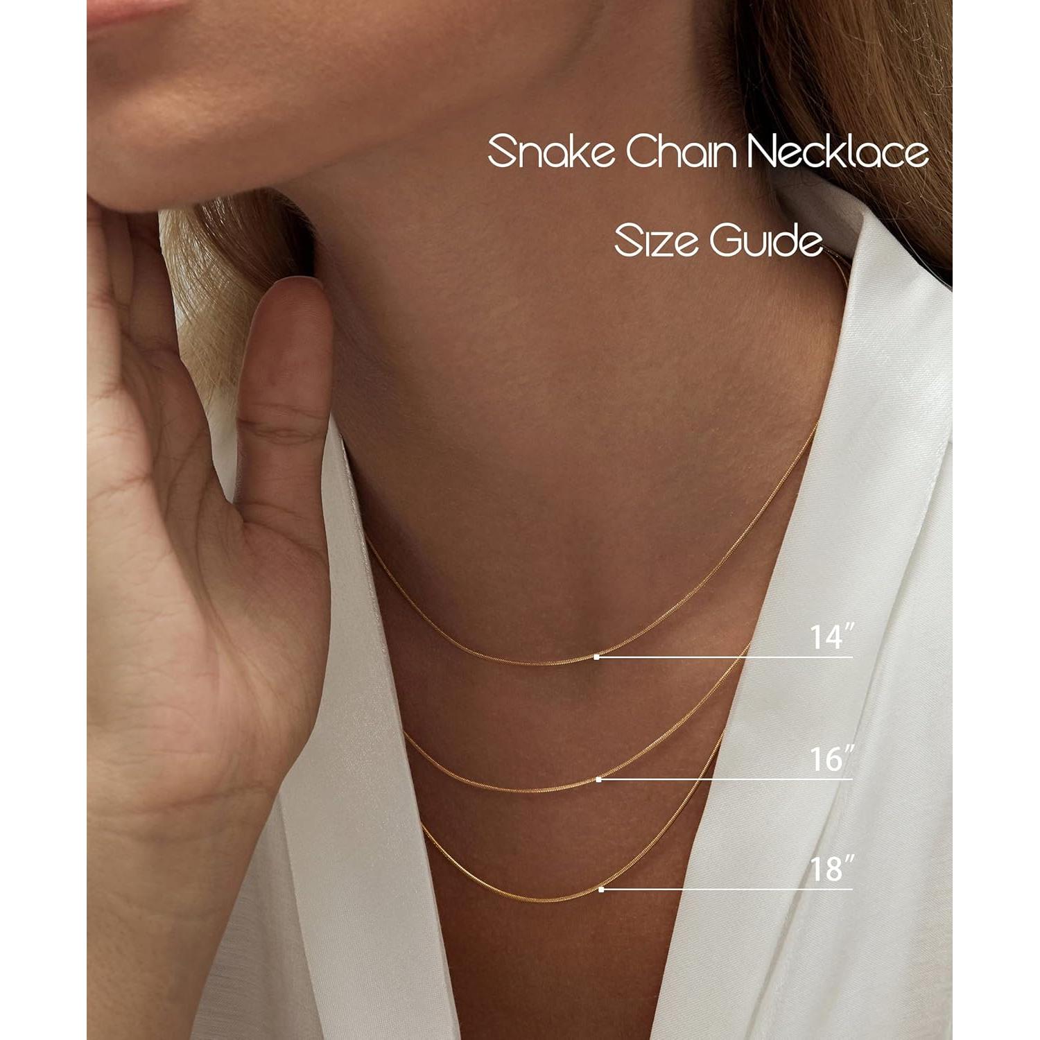 Collar Choker DEARMAY Oro 14K Espina de Pescado 35.56 cm