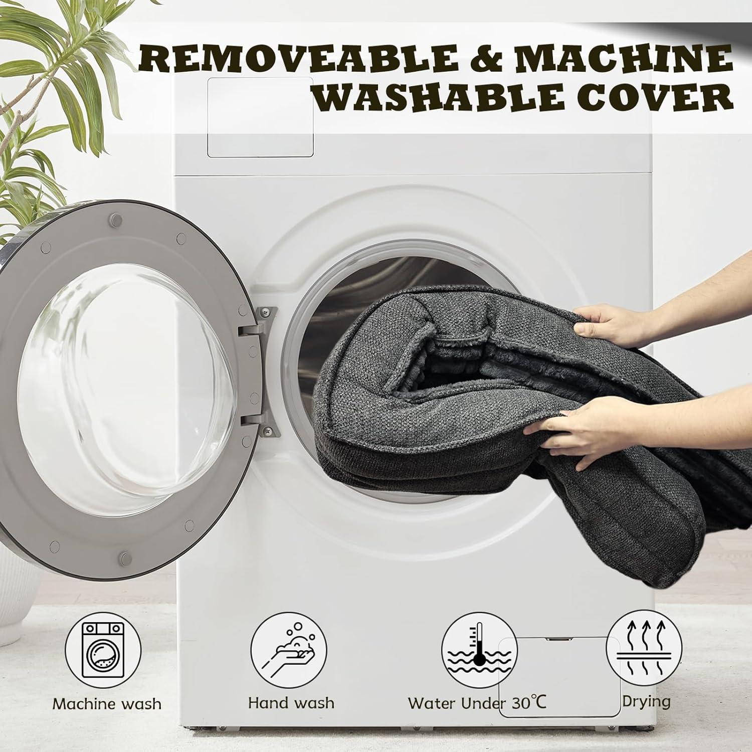 Cama ortopédica para perros WINDRACING 76x51cm gris impermeable