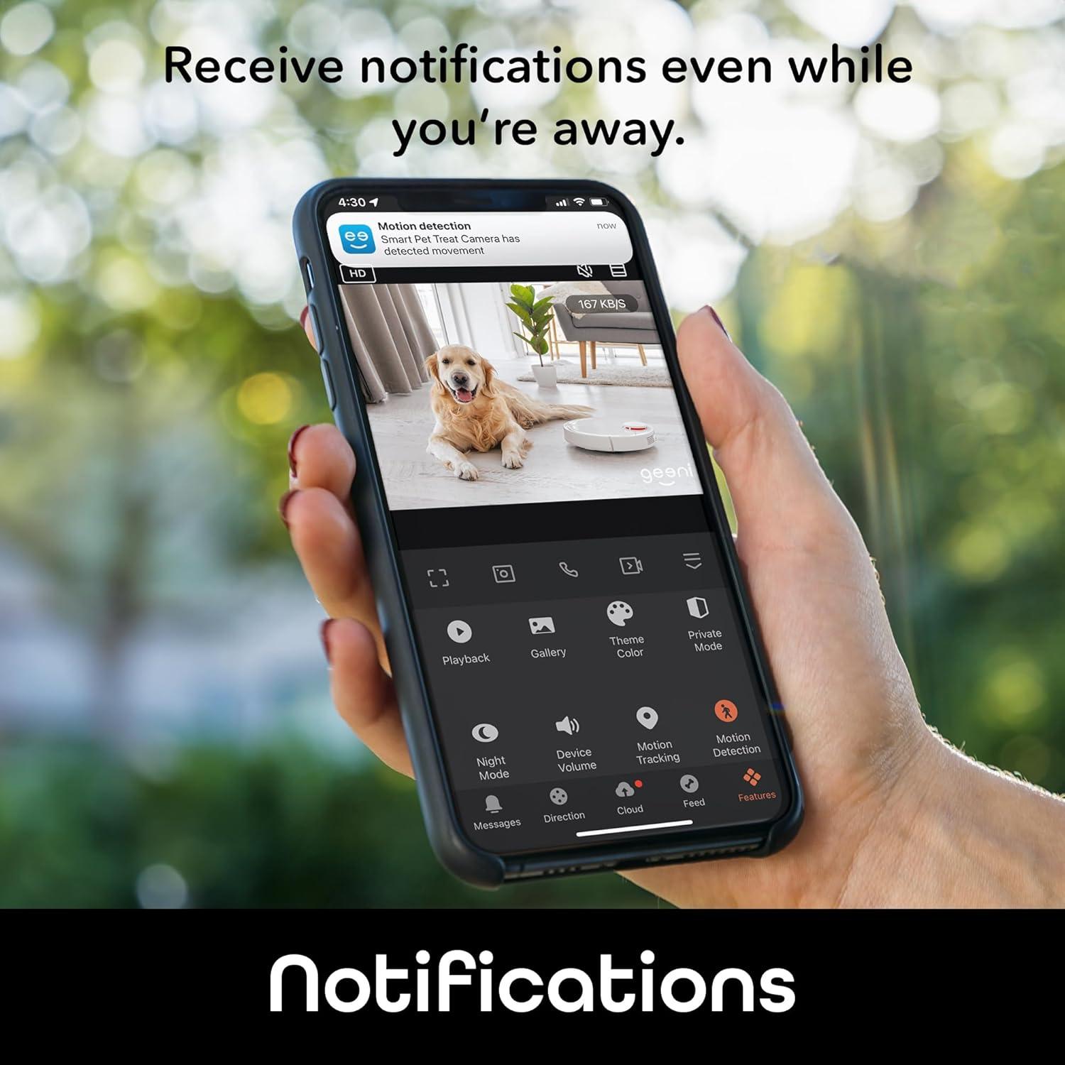 Dispensador de golosinas Geeni con cámara 2K HD y WiFi