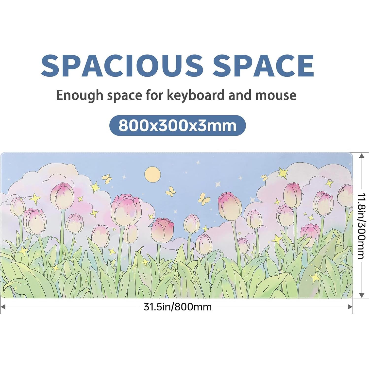 Alfombrilla de Ratón FVN XL Antideslizante 80 x 30 cm Kawaii