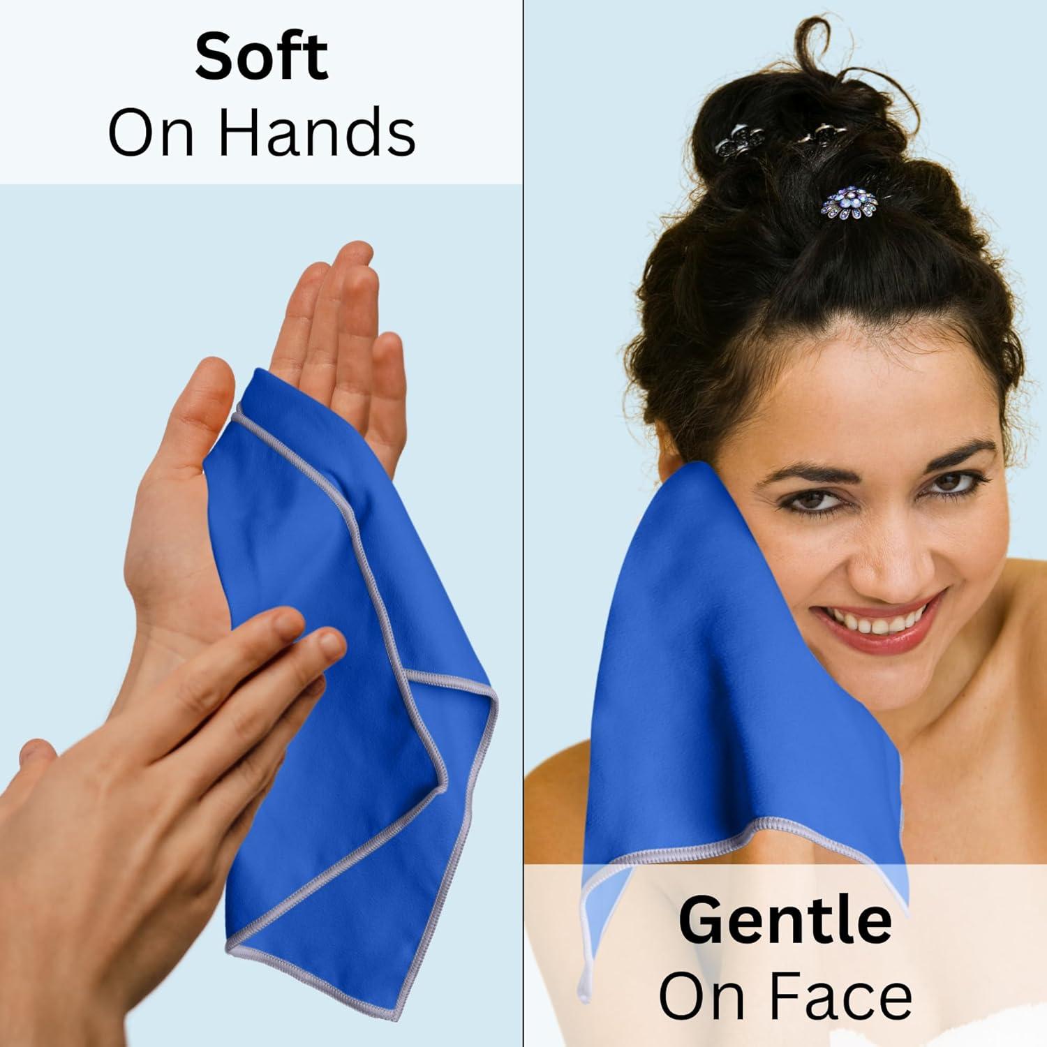 Toalla de Microfibra Elite Trail Magic BPUL Azul 32x25 cm