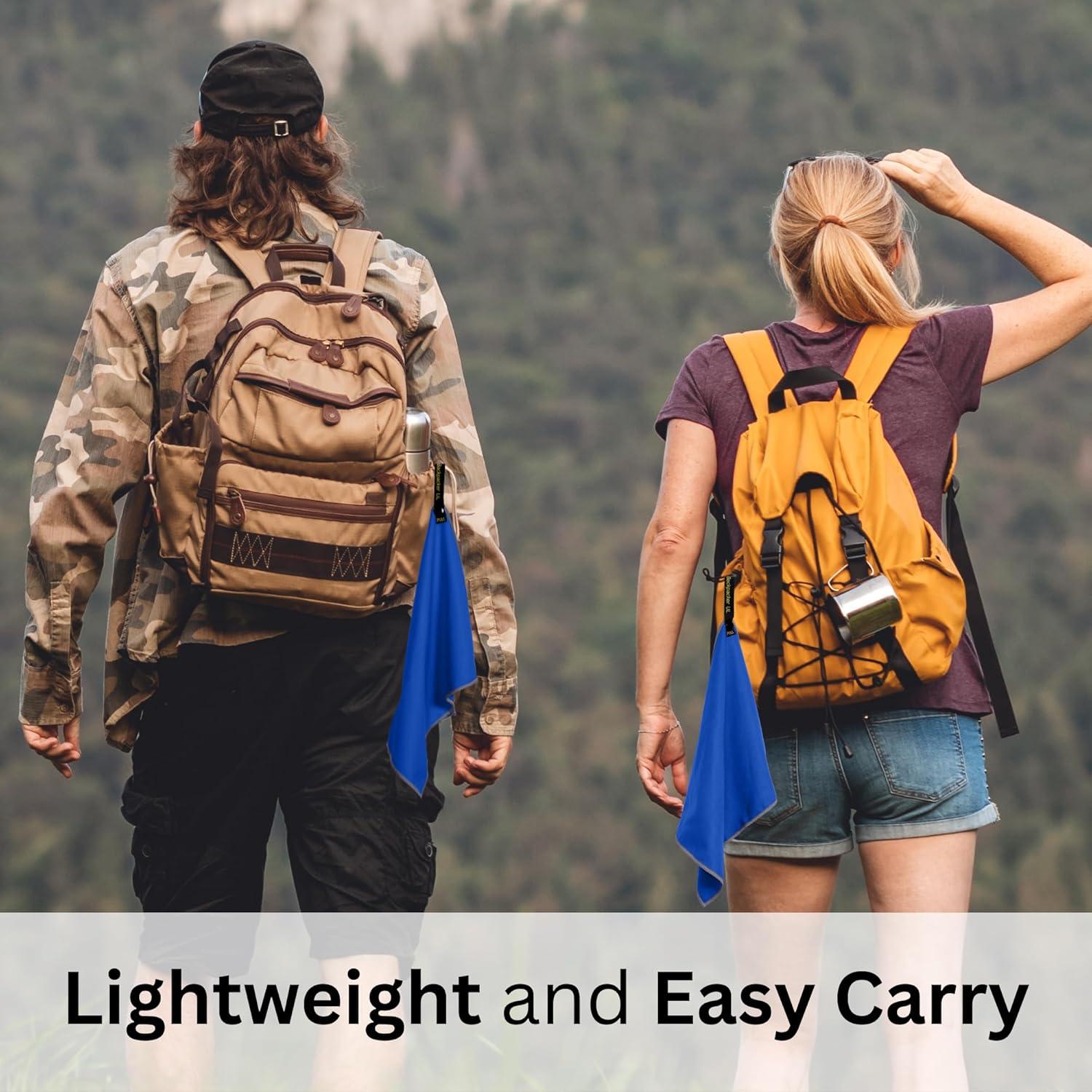 Toalla de Microfibra Elite Trail Magic BPUL Azul 32x25 cm