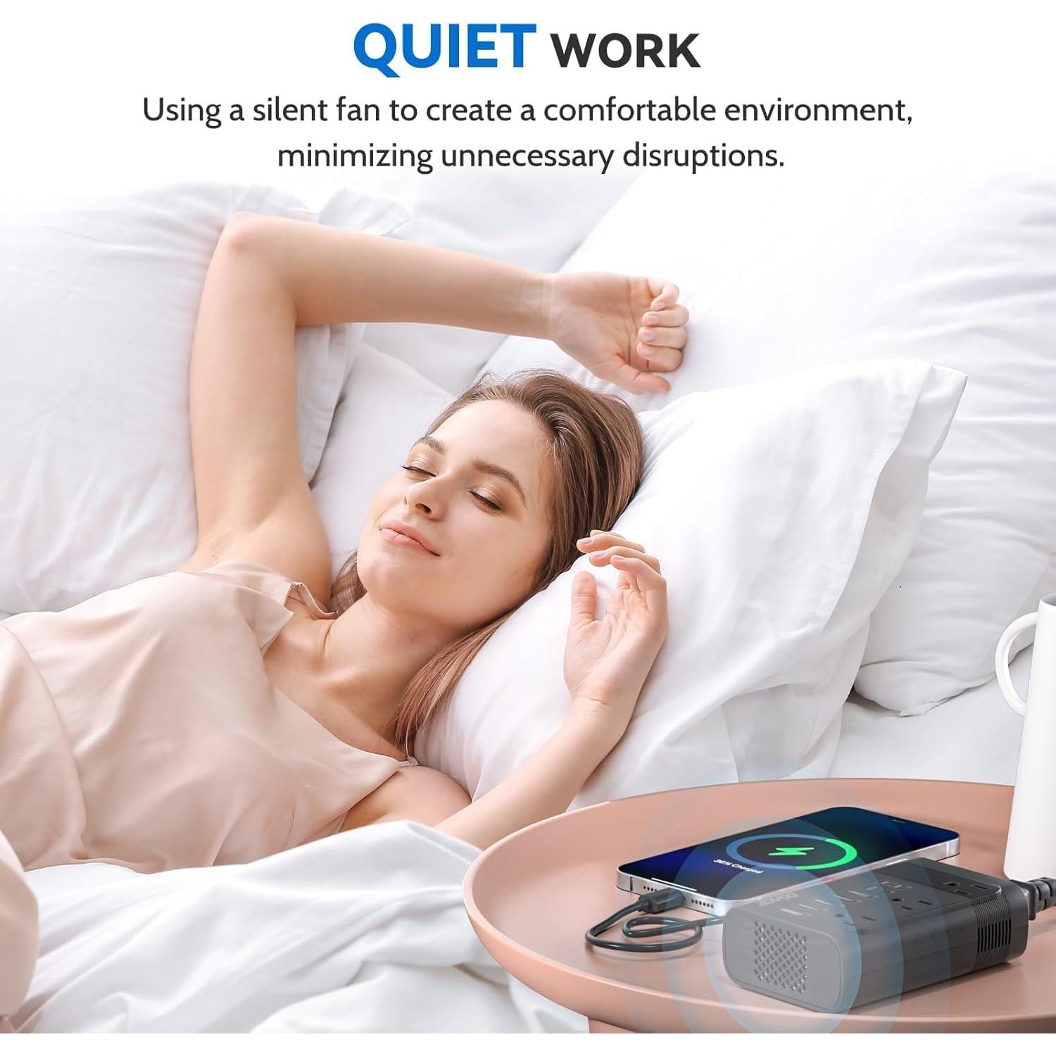 Convertidor de Voltaje DOACE 350W 220V a 110V para Viajes