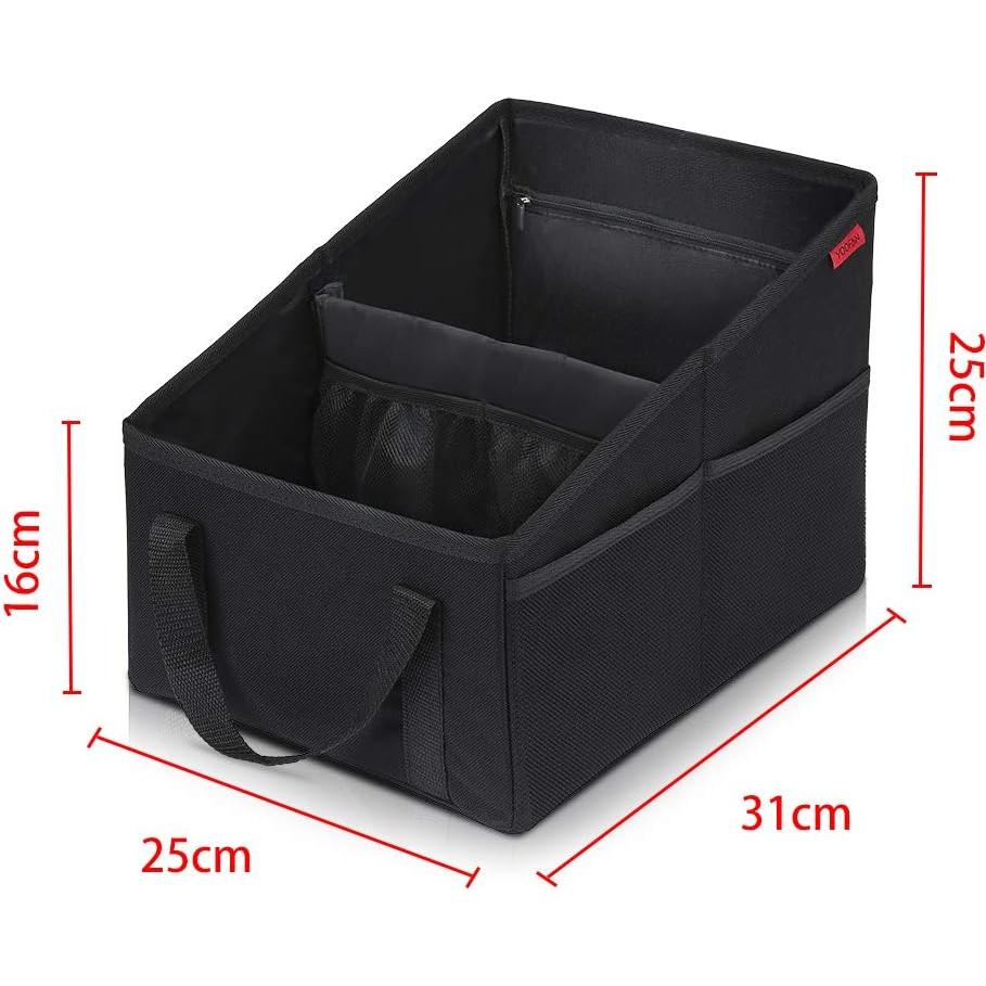 Organizador de Asiento de Coche YOOFAN Plegable con 4 Portavasos
