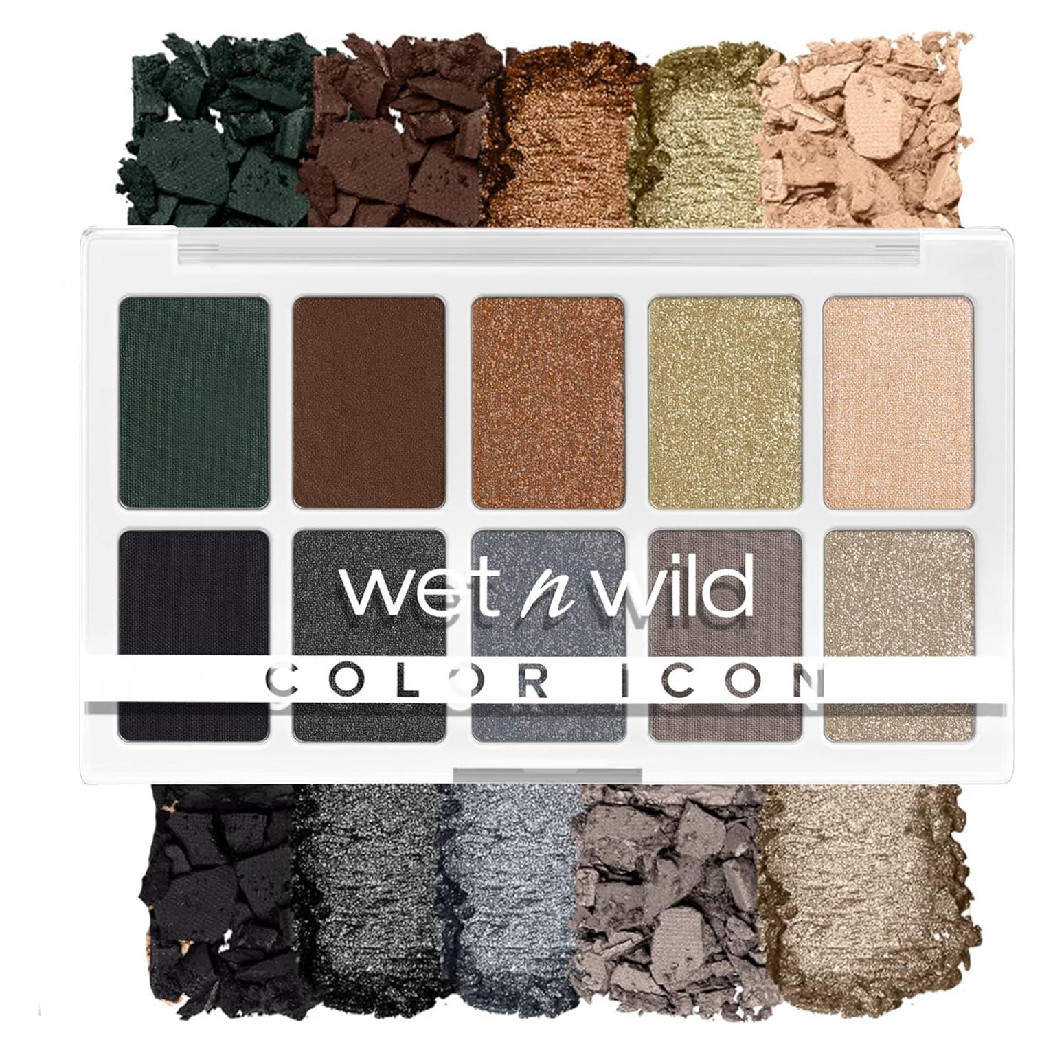 Paleta de Sombras de Ojos Wet n Wild 10 Tonos Luces Azules