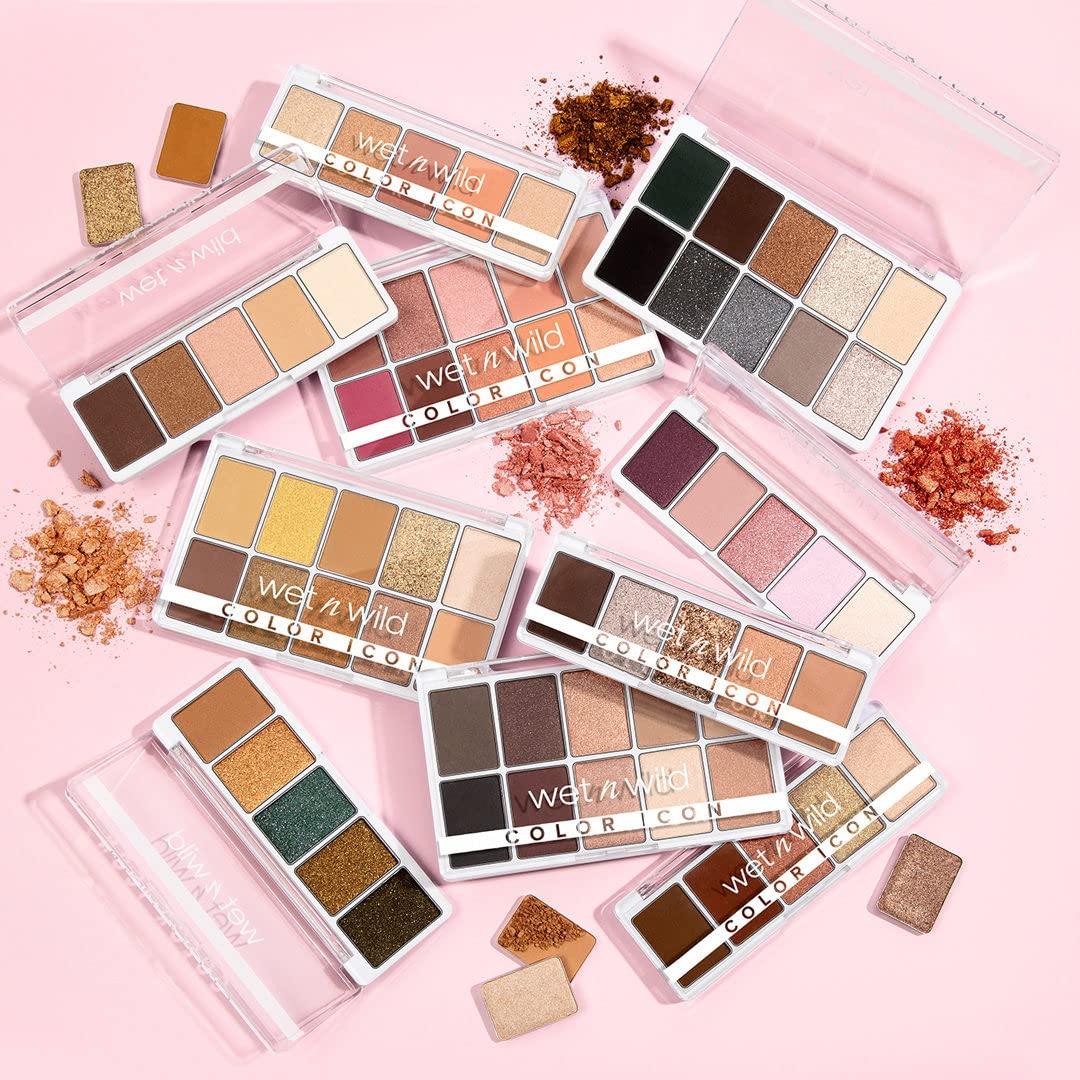 Paleta de Sombras de Ojos Wet n Wild 10 Tonos Luces Azules