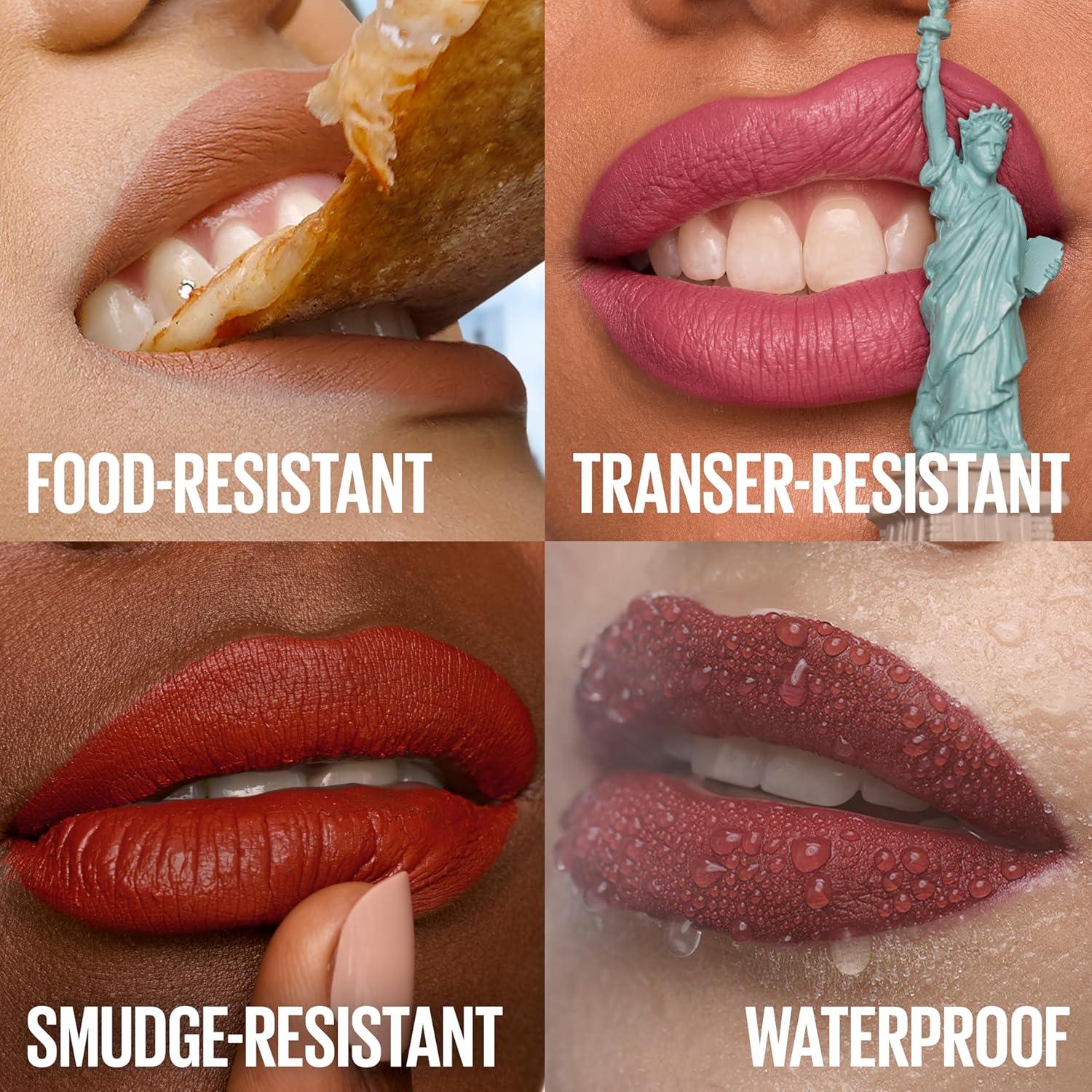 Kit de Pintalabios Mate Maybelline NY 3-Pack Larga Duración