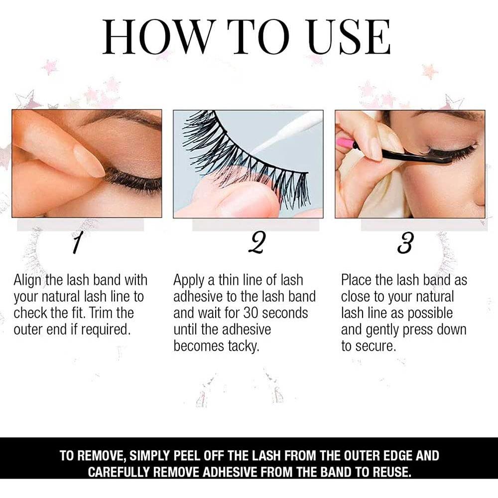 Pestañas 3D Faux Mink Ardell 853 - Volumen Medio - Negro