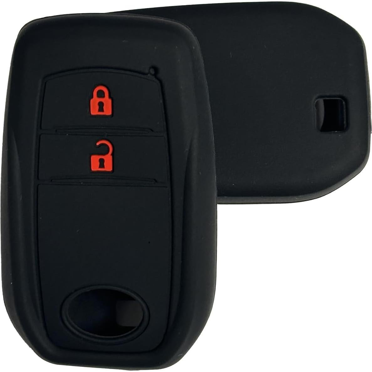 Cubierta de Llave Toyota Yaris Hilux 2015-2023 Silicona 2 Botones