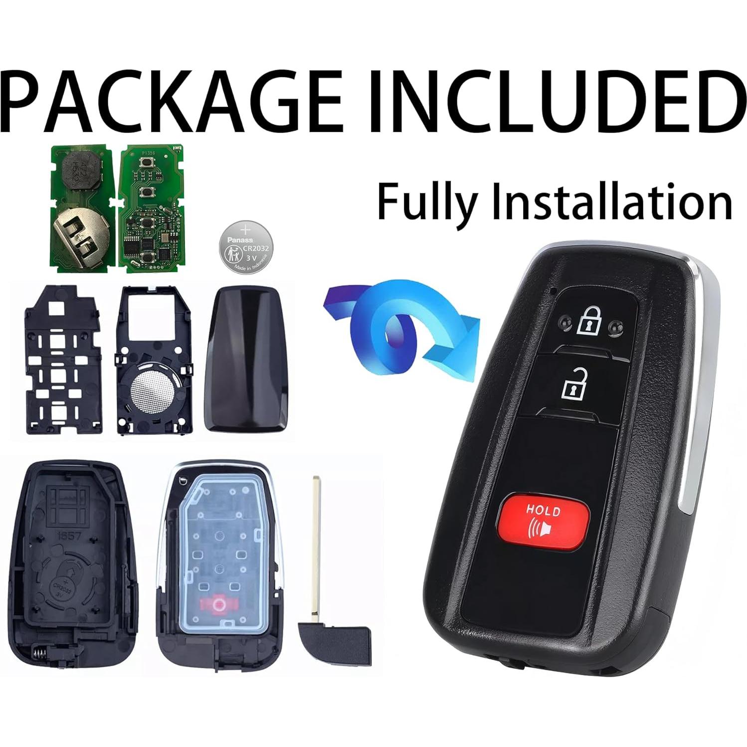 Llave Inteligente Alliskeys para Toyota Corolla 2019-2022