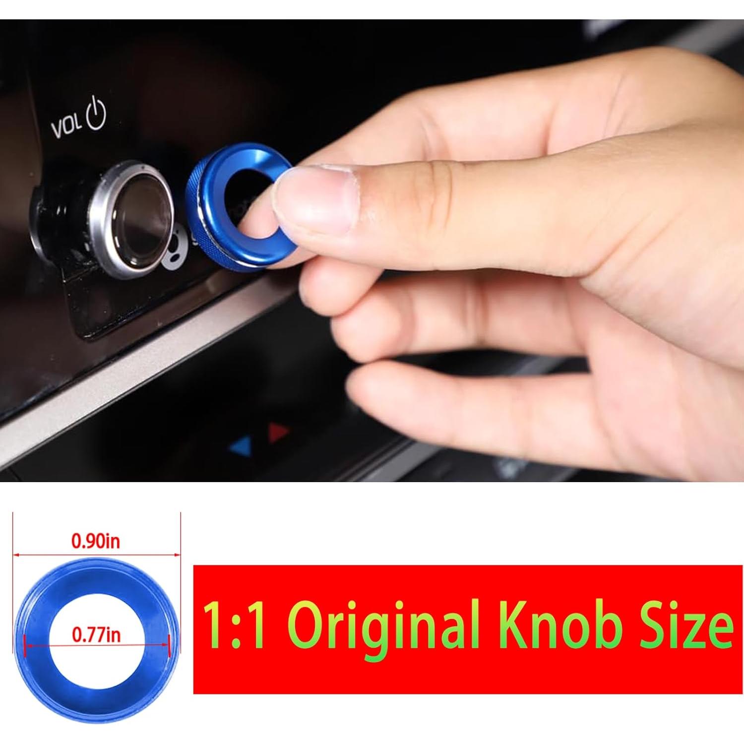 Cubierta de Control Táctil Azul para Toyota C-HR/Camry/Corolla