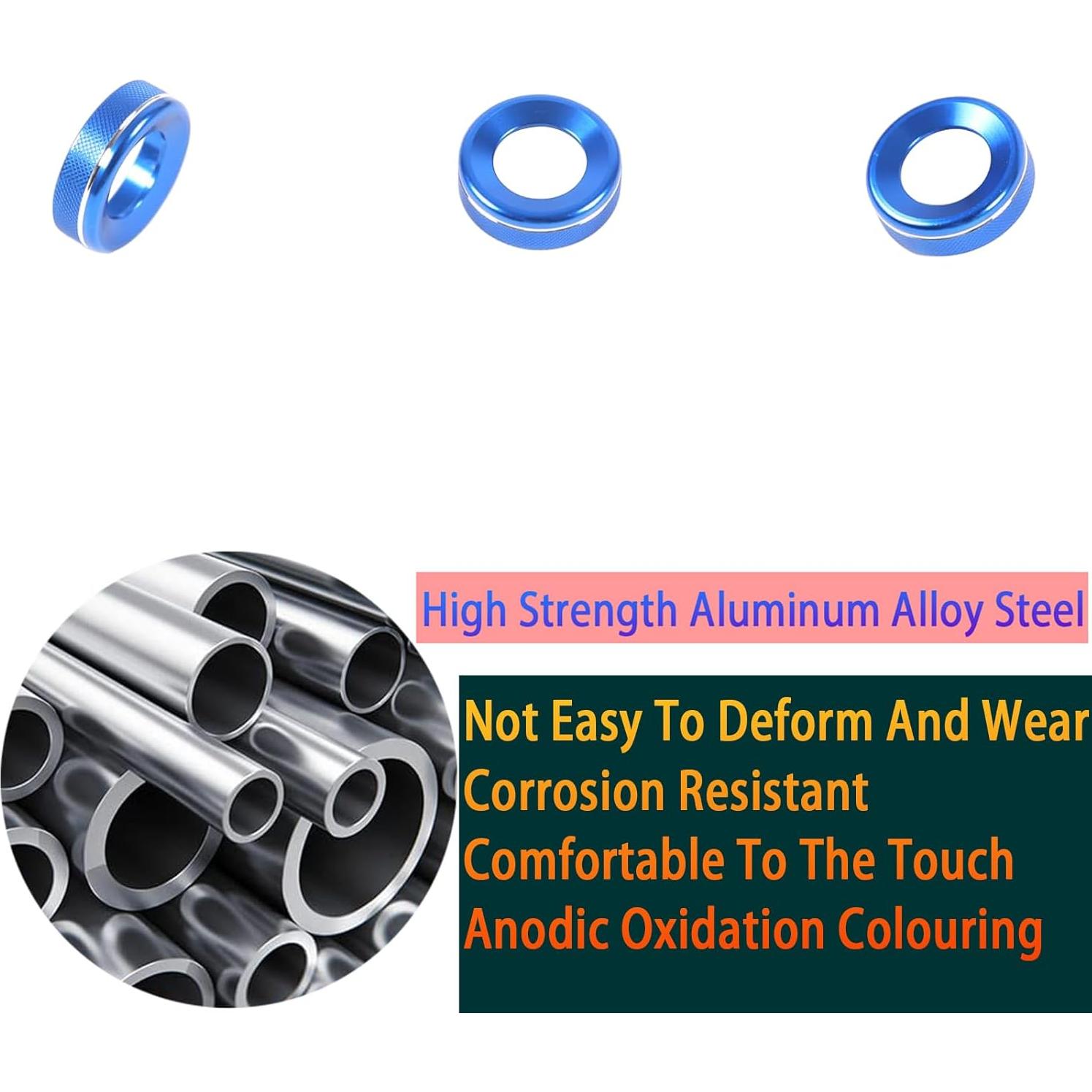 Cubierta de Control Táctil Azul para Toyota C-HR/Camry/Corolla