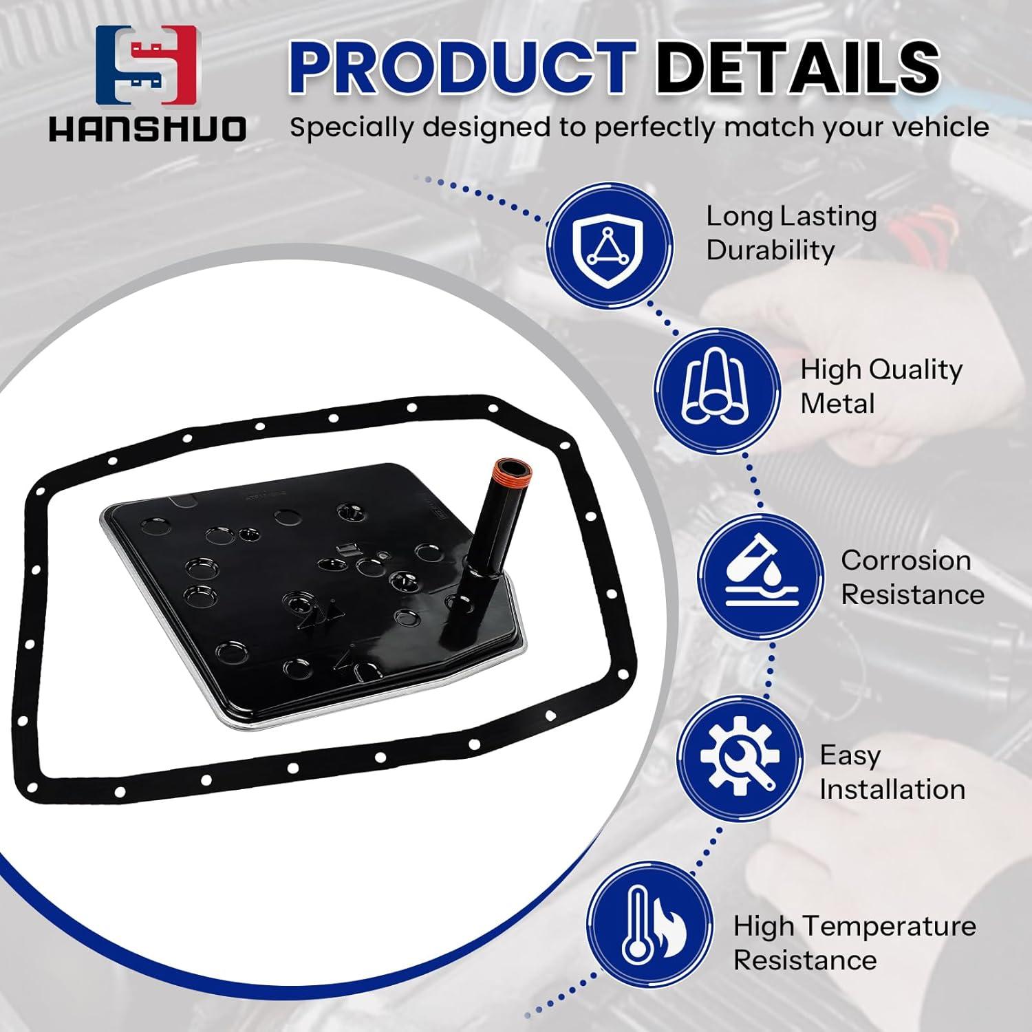 Kit Junta Aceite Filtro Transmisión HANSHUO para Ford 2007-2010