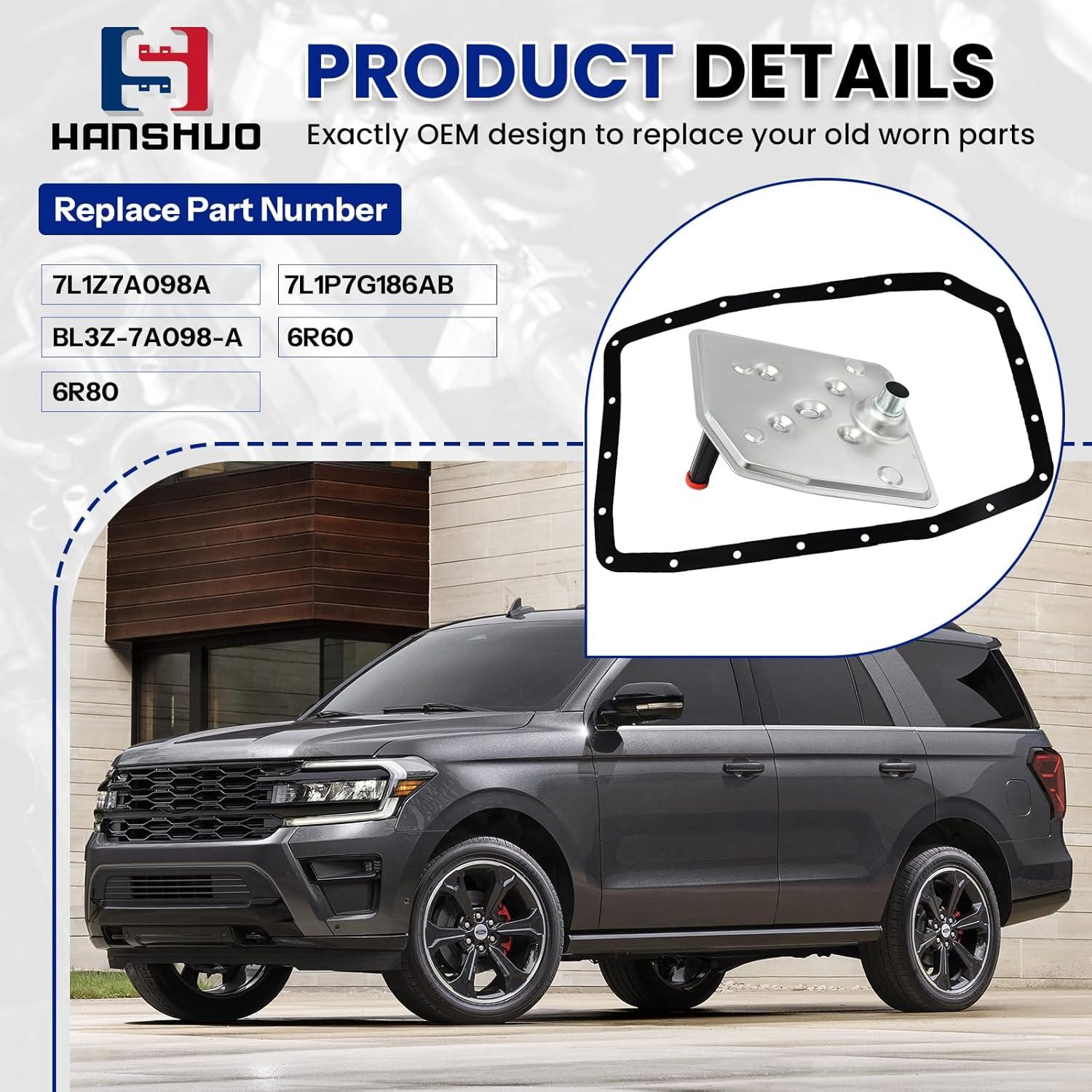 Kit Junta Aceite Filtro Transmisión HANSHUO para Ford 2007-2010