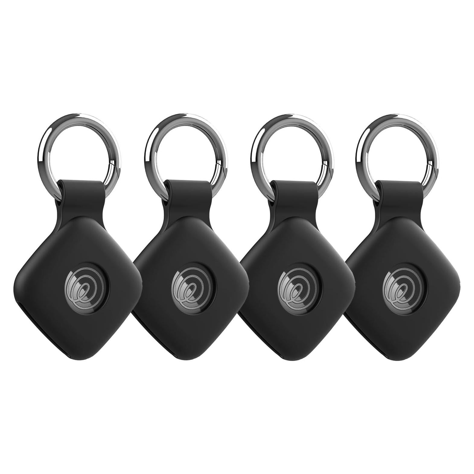 4 Fundas de Silicona para Rastreador Tile Mate 2024 - Negro