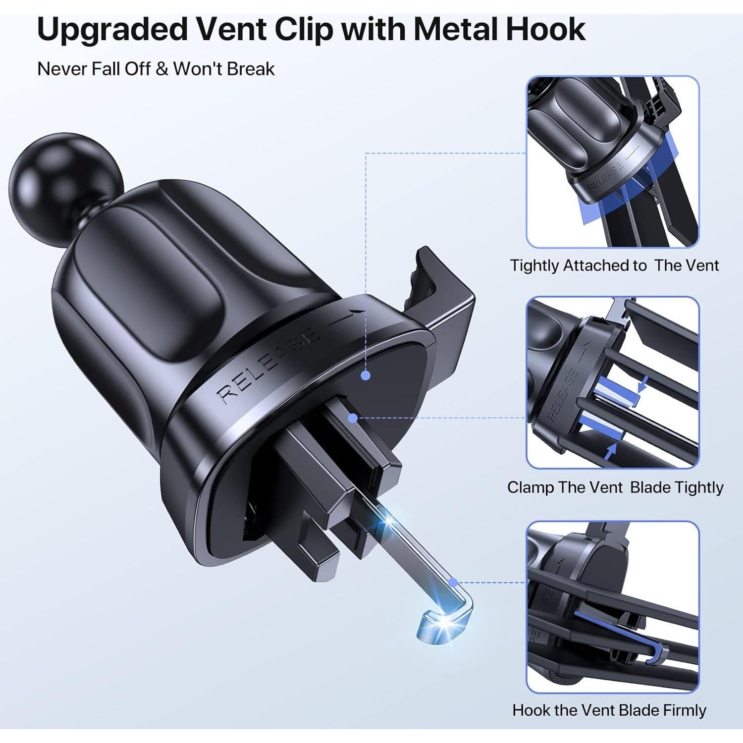 Soporte para Teléfono Móvil Miracase 4 en 1 Negro