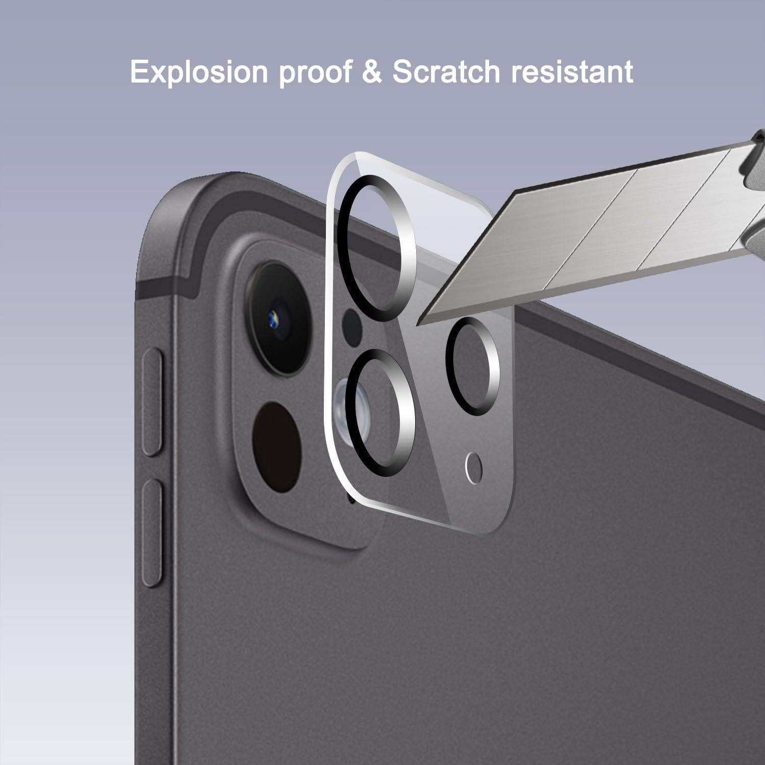 Ailun 4 Pack Protector Pantalla y Lente iPad Pro 13" 2024