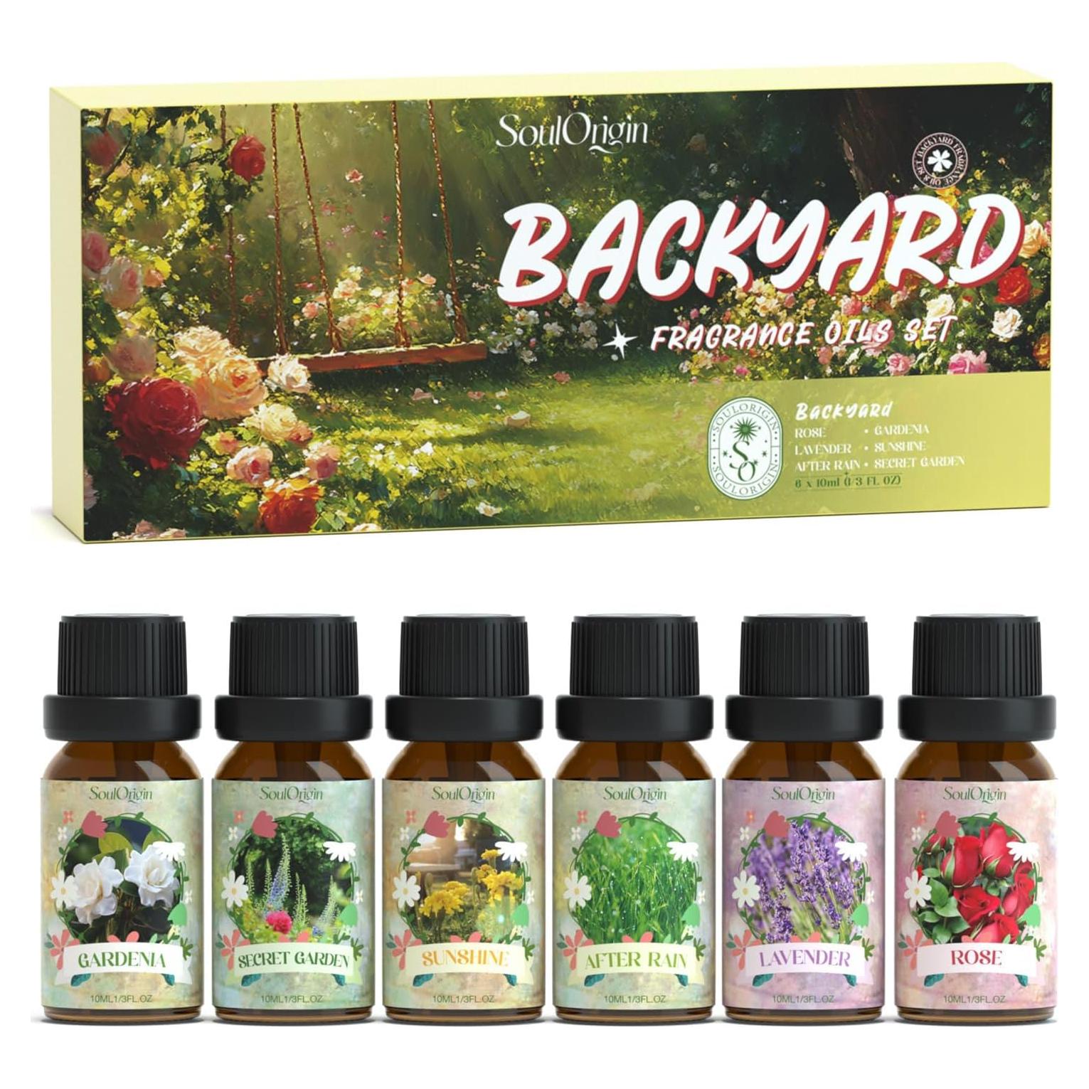 Set de Aceites Esenciales SOULORIGIN - 6 Fragancias Florales