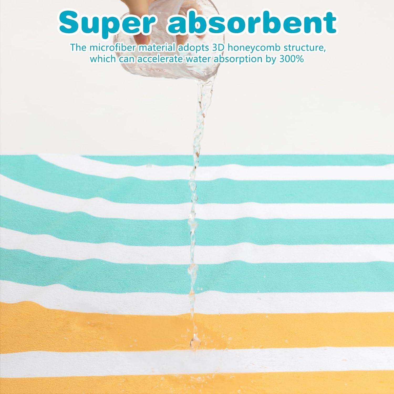 Toalla de Playa PY SUPER MODE Microfibra XL 190.5x88.9cm