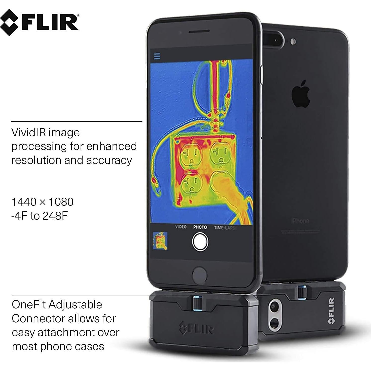 Cámara Térmica FLIR ONE Pro LT para iPhone - Alta Resolución