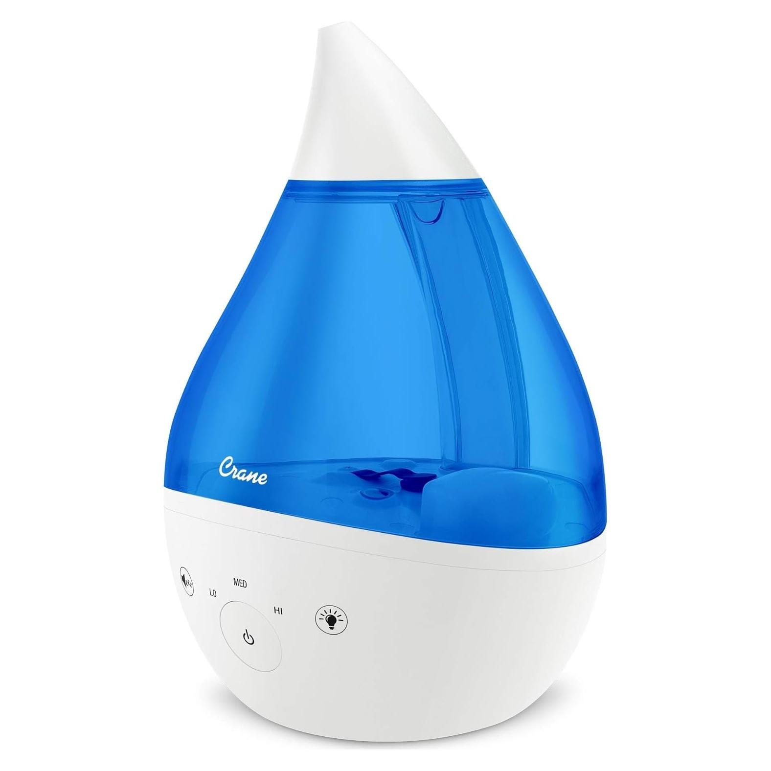 Humidificador Ultrasónico Crane Drop 2.0 4 en 1 3.78L Azul