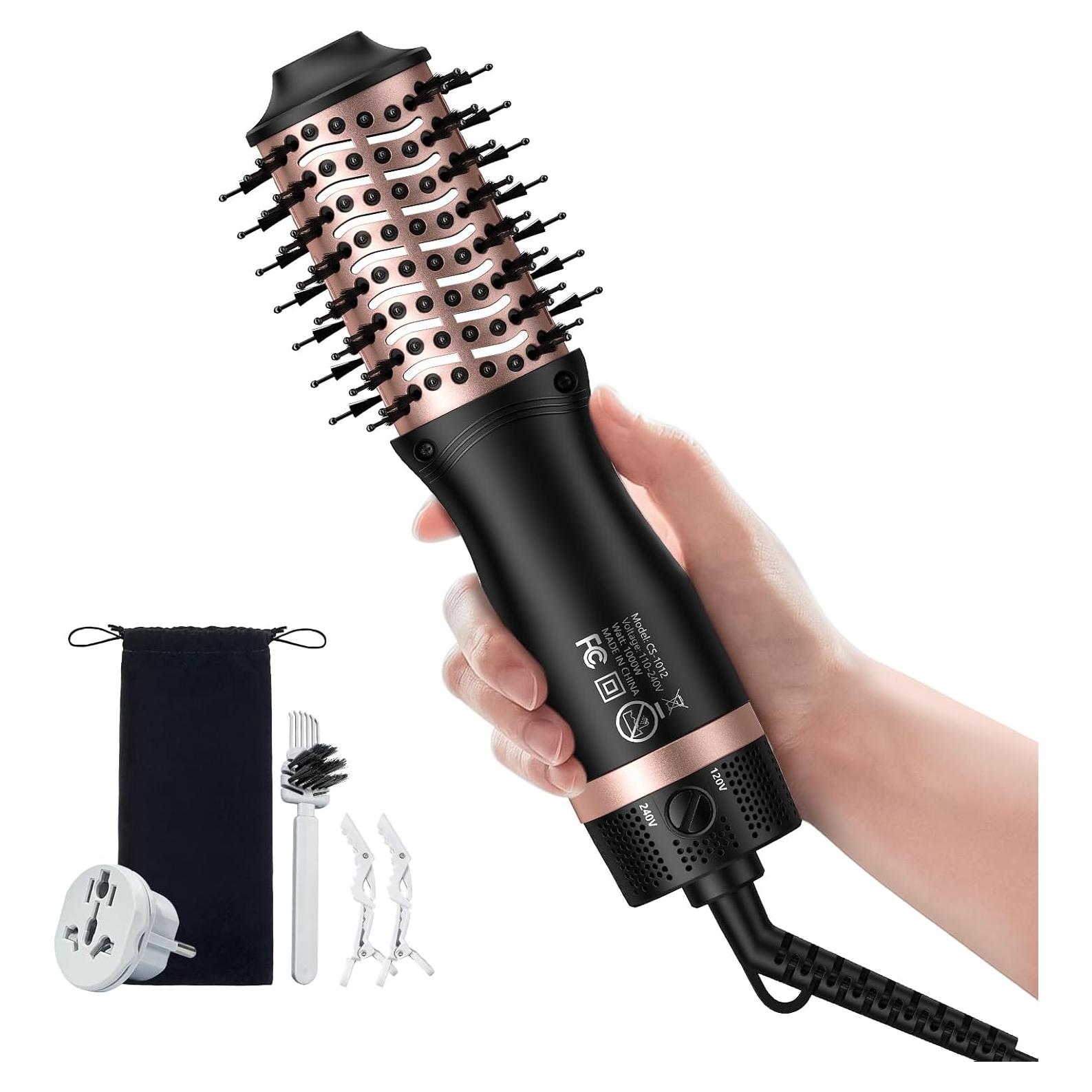 Cepillo Secador de Cabello Slopehill CS-1012 1000W Doble Voltaje