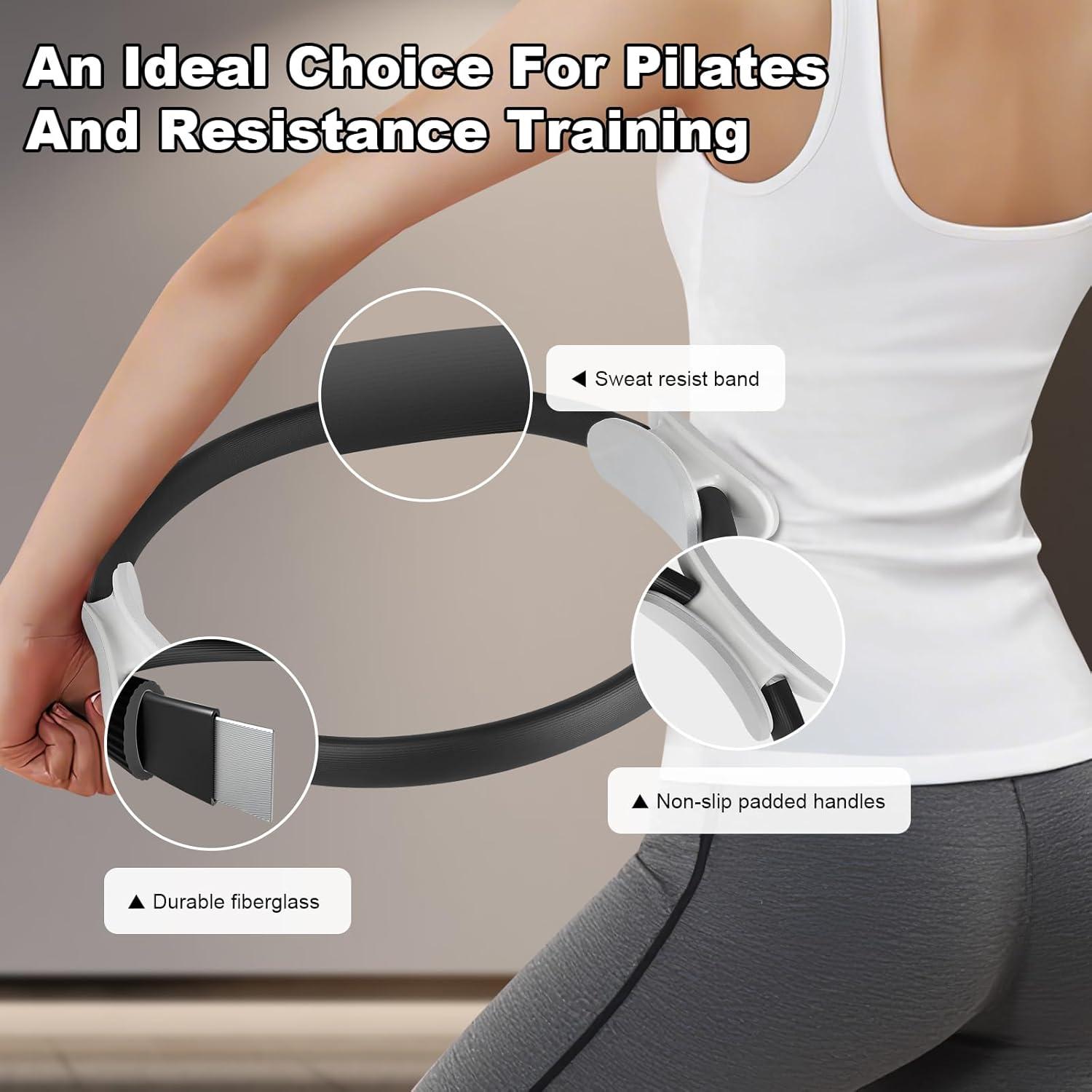 Anillo de Pilates Quorvella 38.1 cm con Mangos Acolchados