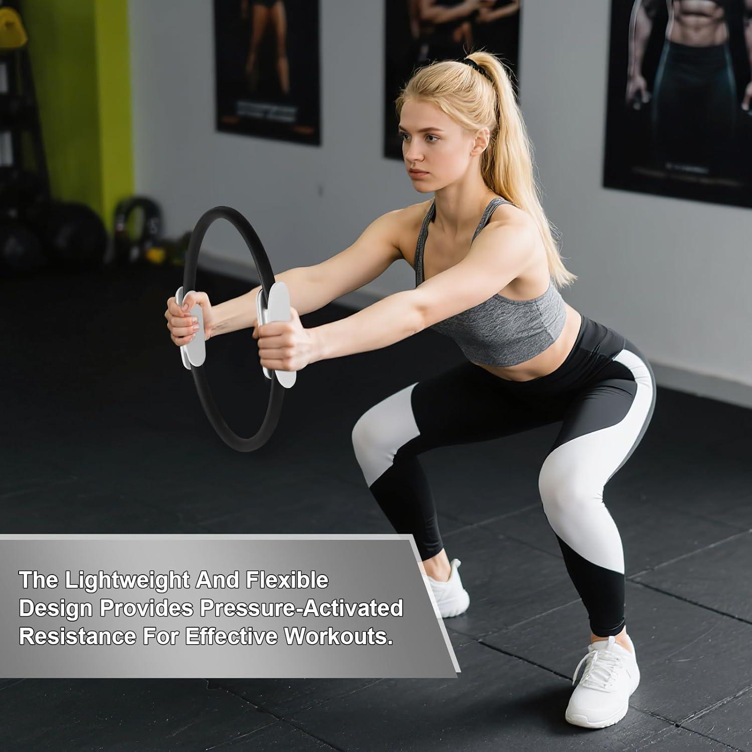 Anillo de Pilates Quorvella 38.1 cm con Mangos Acolchados