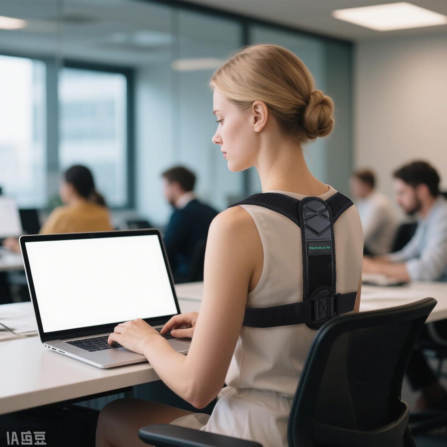 Corrector de Postura Ajustable Thergoni 35-36 para Hombres y Mujeres