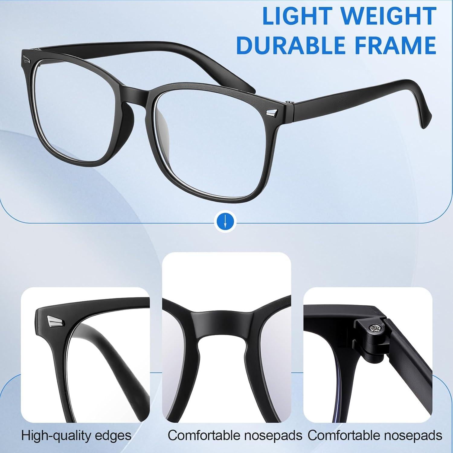 Gafas de Bloqueo de Luz Azul Kingdder 30 Unidades UV