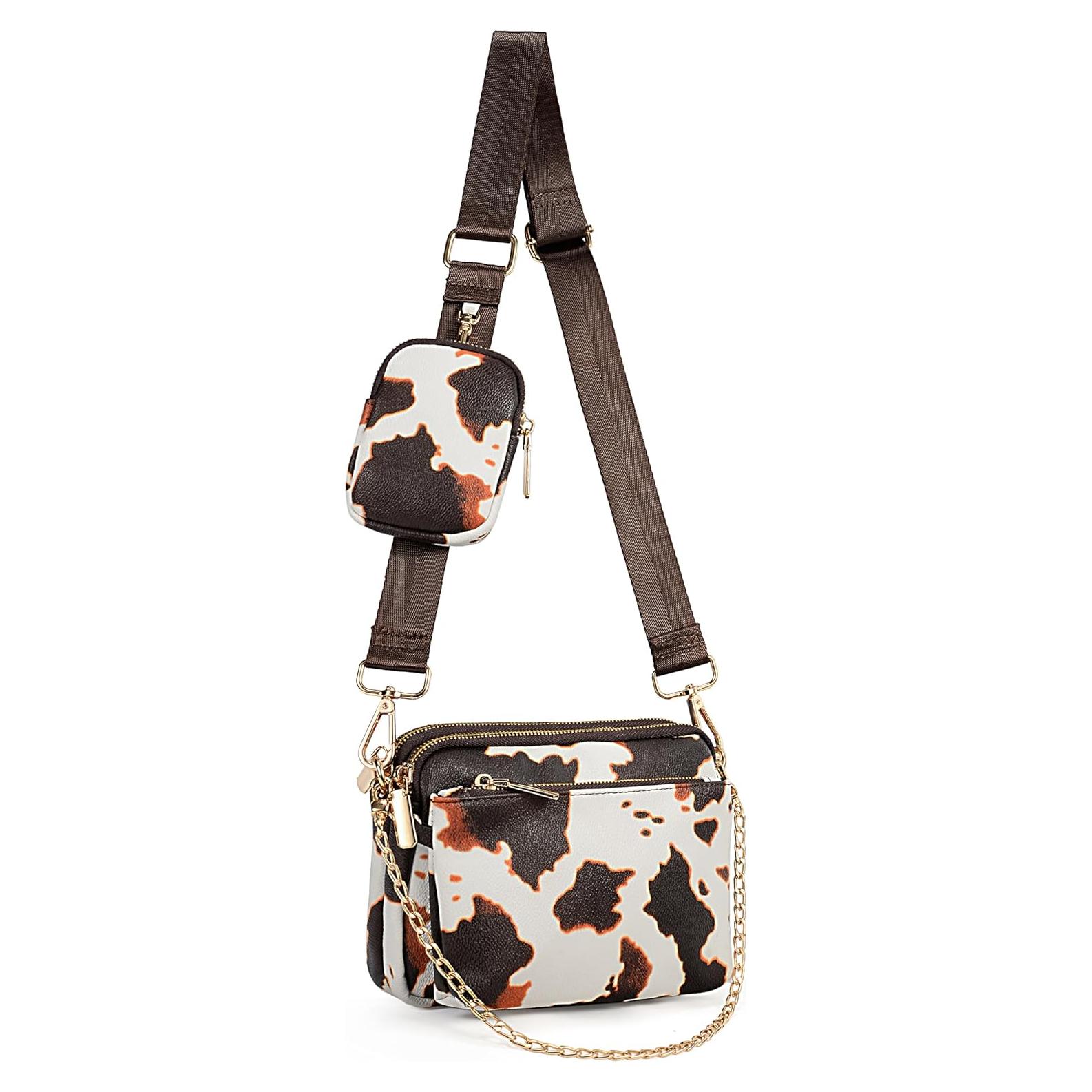 Bolso Cruzado UTO para Mujeres 3 en 1 Cuero Sintético