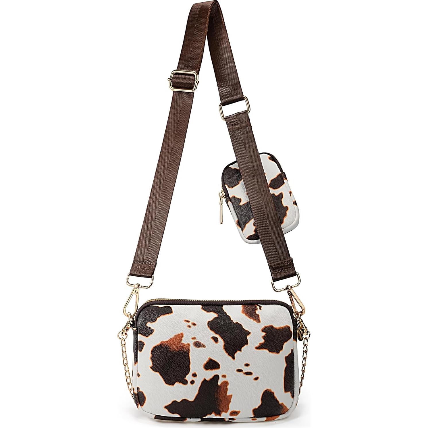 Bolso Cruzado UTO para Mujeres 3 en 1 Cuero Sintético