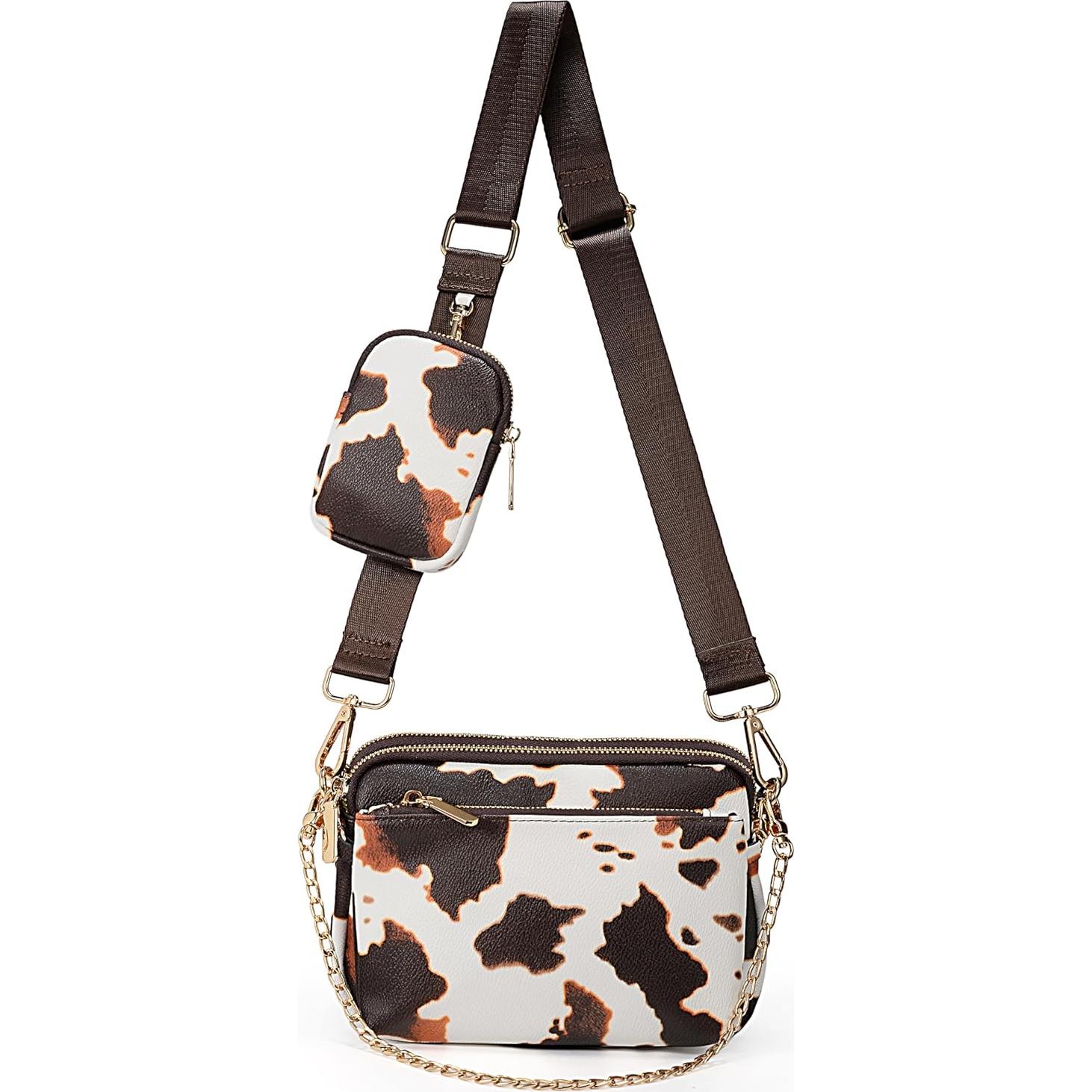 Bolso Cruzado UTO para Mujeres 3 en 1 Cuero Sintético