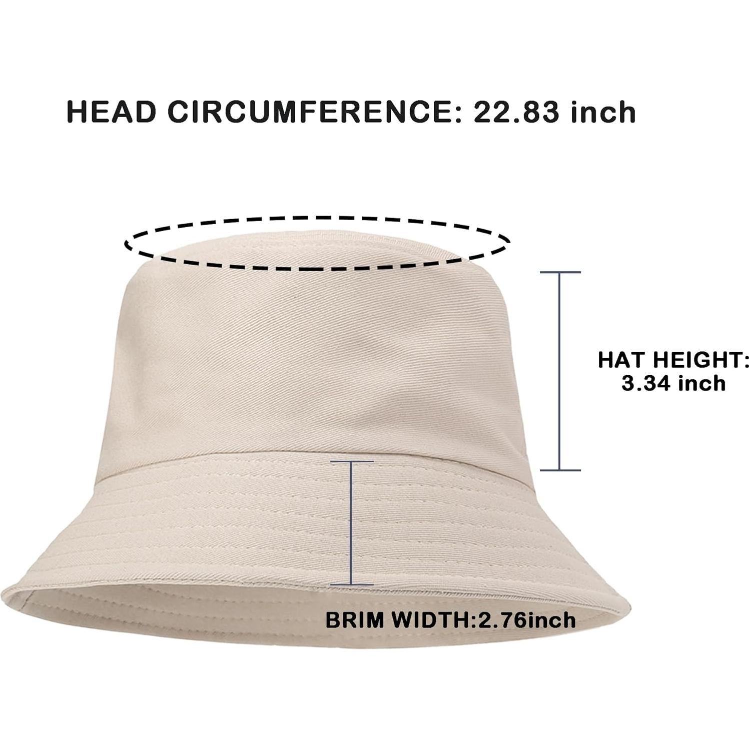 Sombrero de Cubo Plegable Unisex UV 50+ - 3 Paquetes