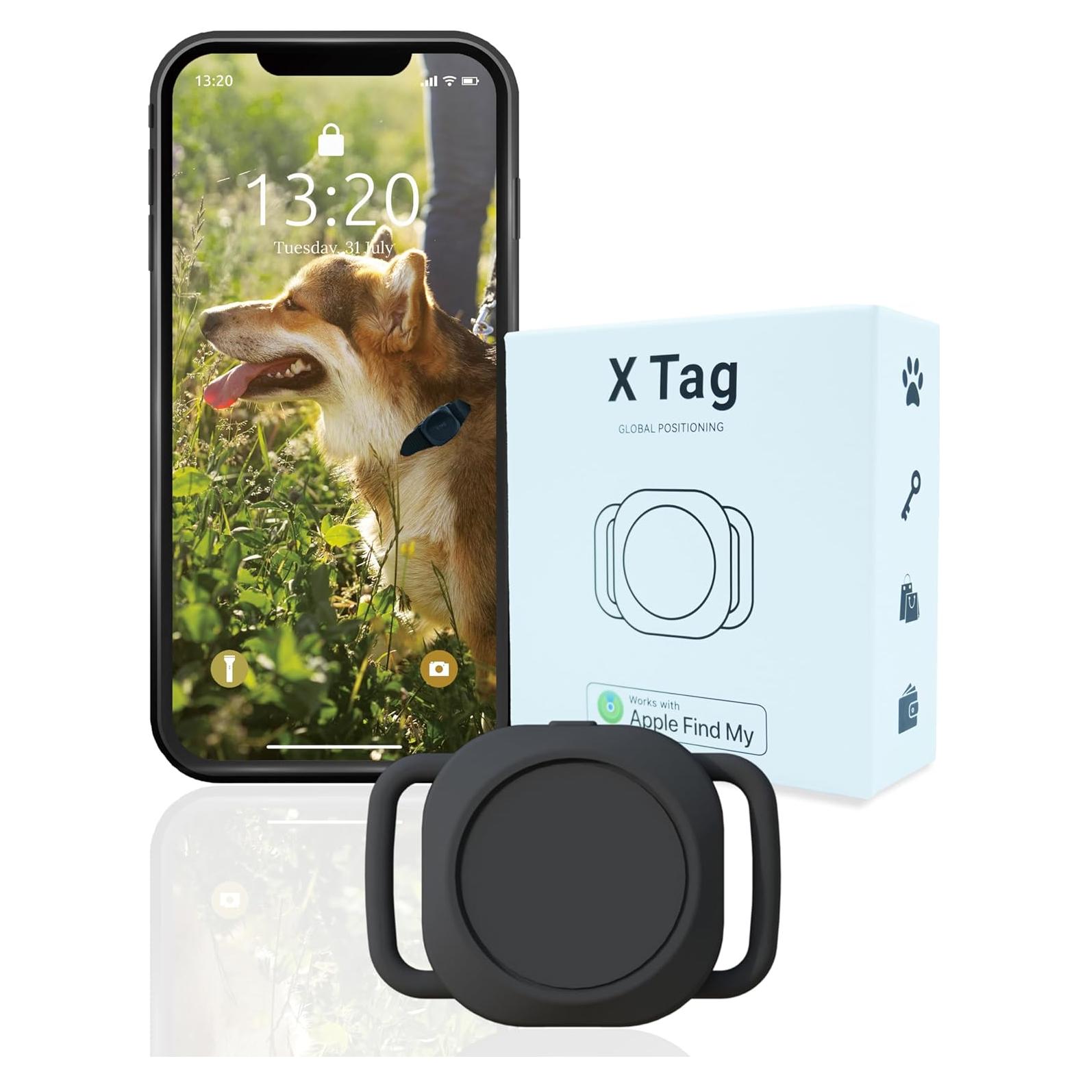 Collar Rastreador GPS para Perros y Gatos TRESBUNNY Negro