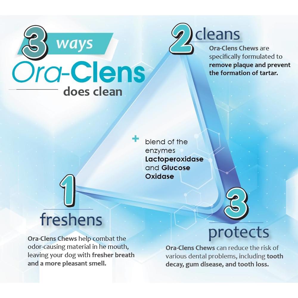 Masticables de Higiene Oral para Perros Pequeños Ora-Clens - 30 Unidades